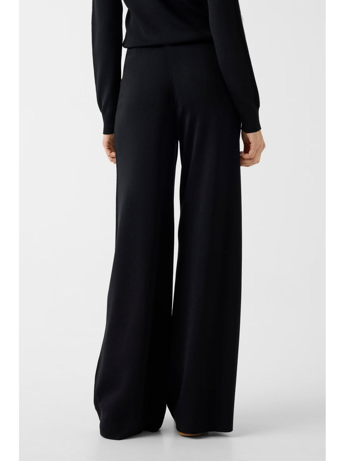 GUESS SPORT Pantalone Donna GABRY STRAIGHT PANT SWTR V6GB06 Z0651 JBLK Jet Black A996