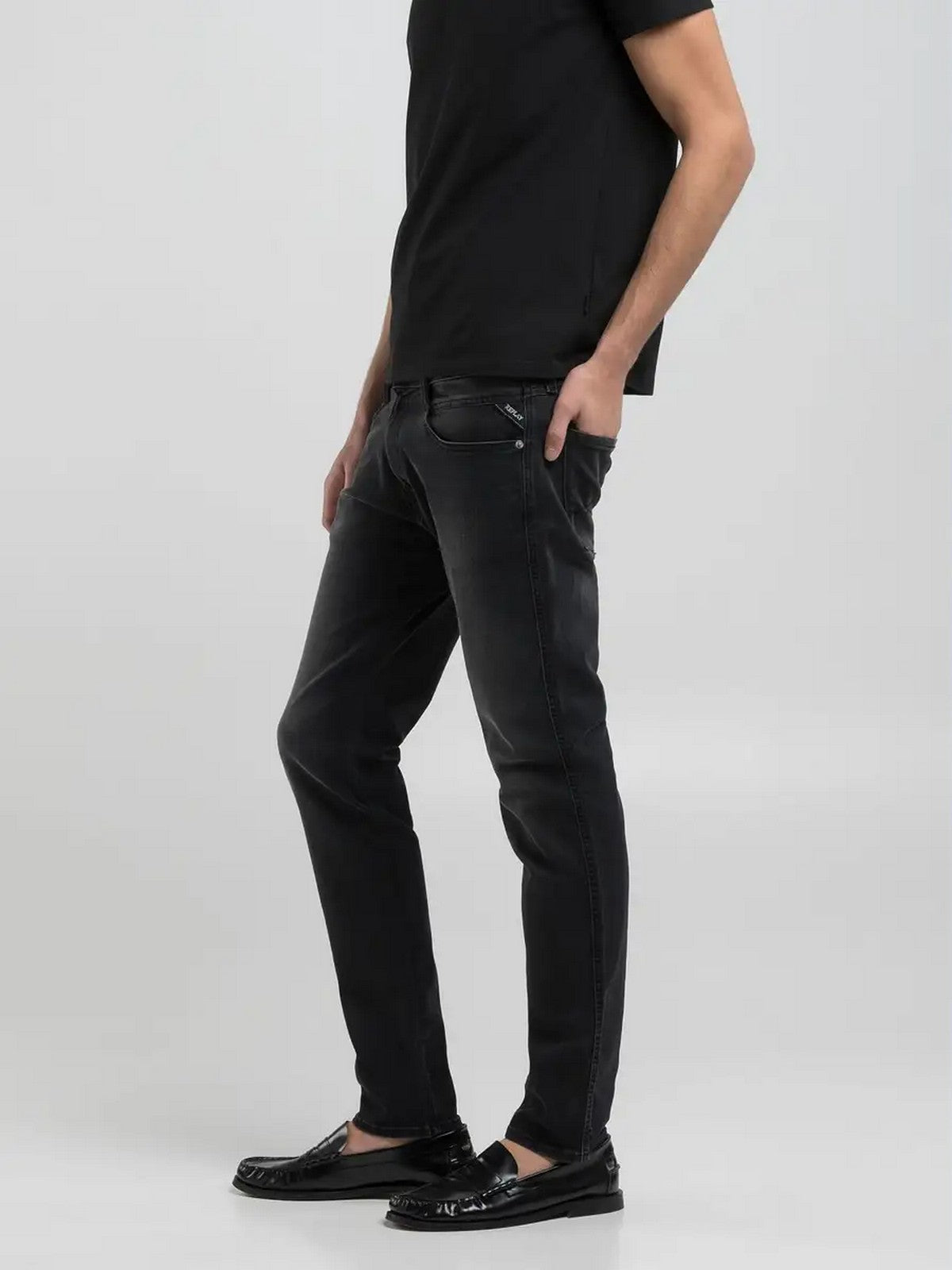 REPLAY Jeans Uomo  M914000103C36 097 DARK GREY gioboutiqueweb