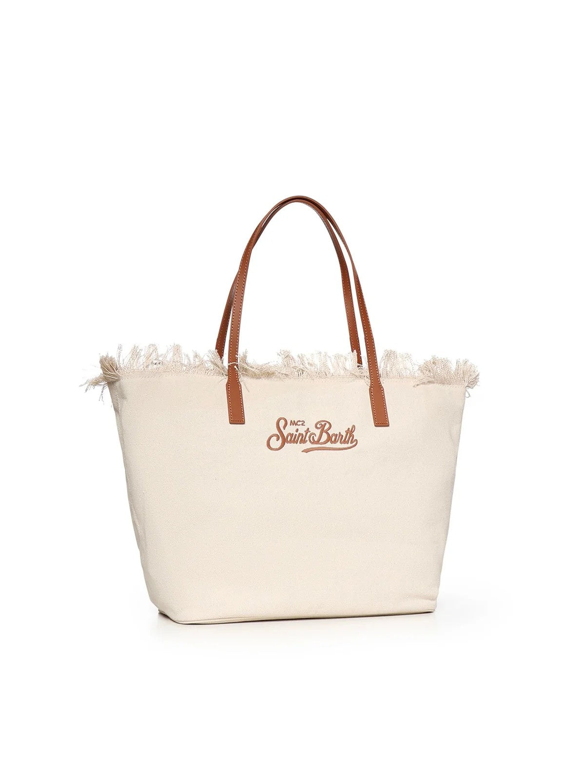 MC2 SAINT BARTH Borsa Donna  CITY BAG FRINGE 00302L CANVAS 1018 EMB