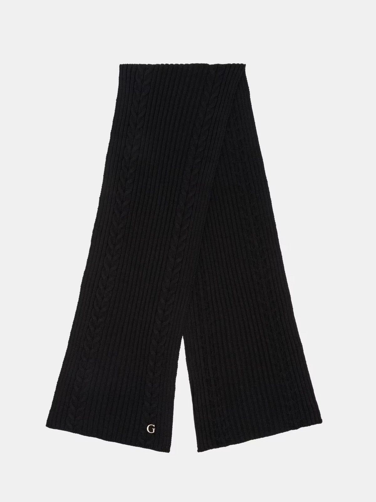 GUESS Sciarpa Donna KNITTED SCARF AW5383 POL03 BLA BLACK