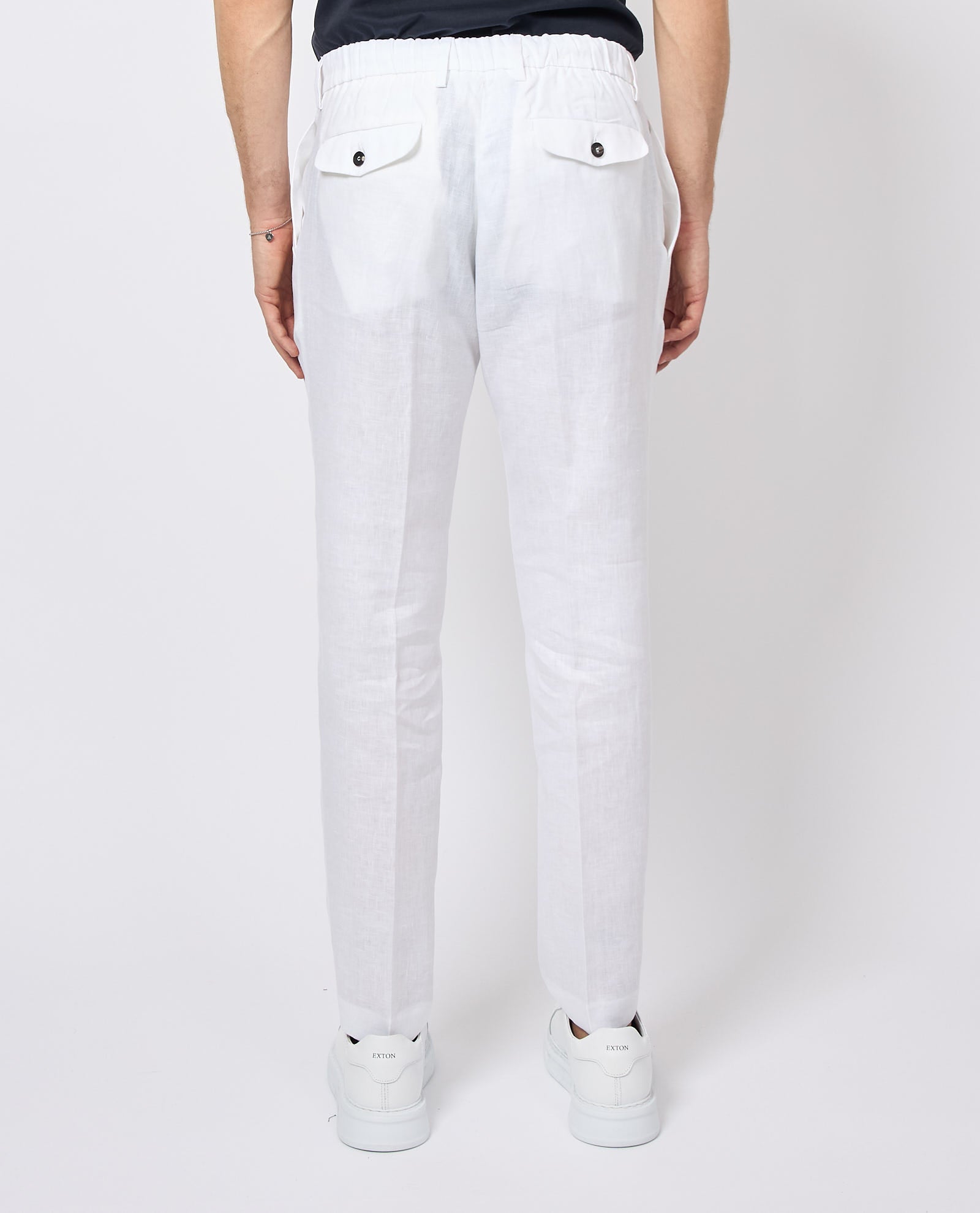 MICHAEL COAL Pantalone Uomo Mc-denny MCDEN3783S25 282 Bianco gioboutiqueweb