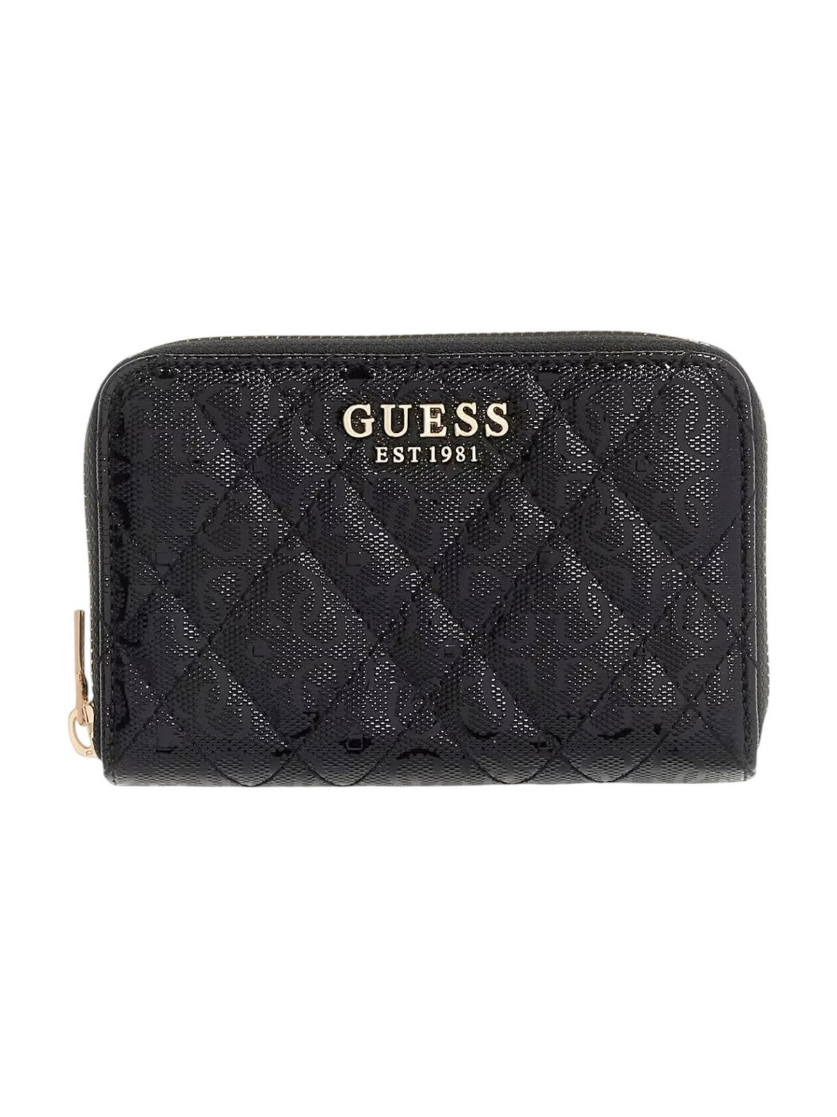 GUESS Portafoglio Donna ISEMAY SLG MEDIUM ZIP AROUND SWGG96 28140 BLA BLACK