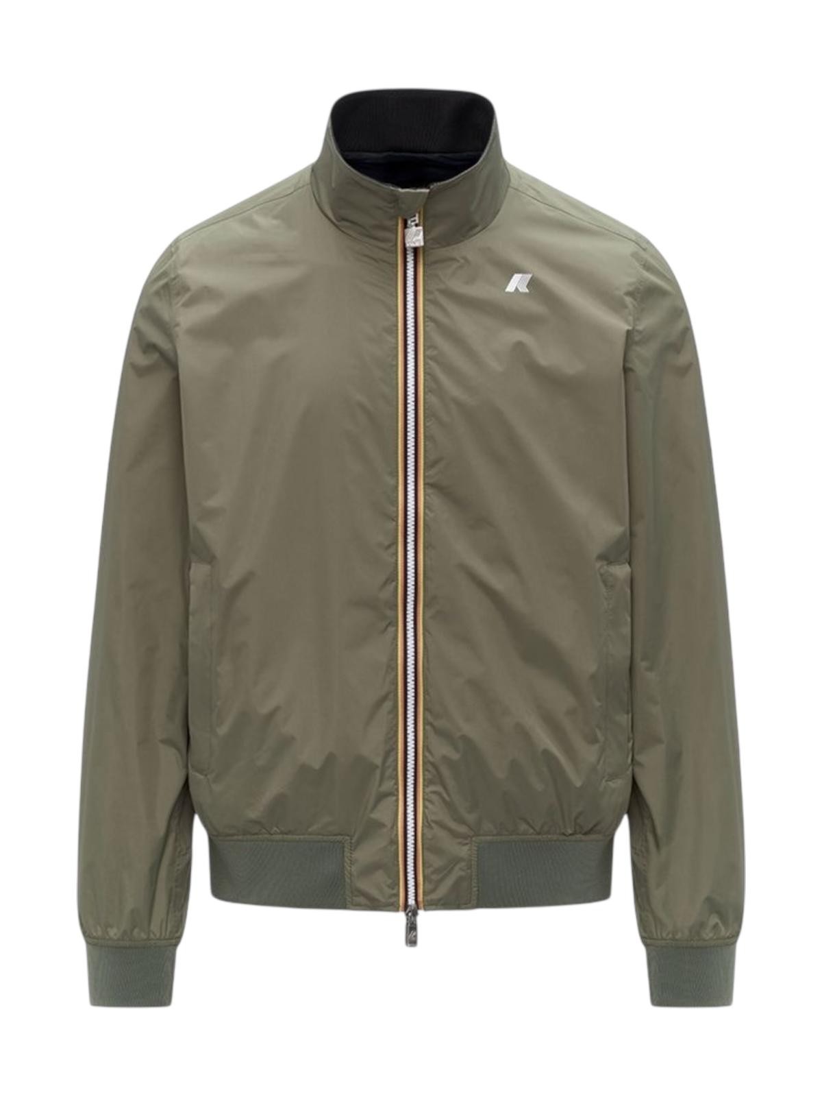 K-WAY Giubbino Uomo ARSENE PLUS.2 DOUBLE K6123PW C83 Green Lichen - Black