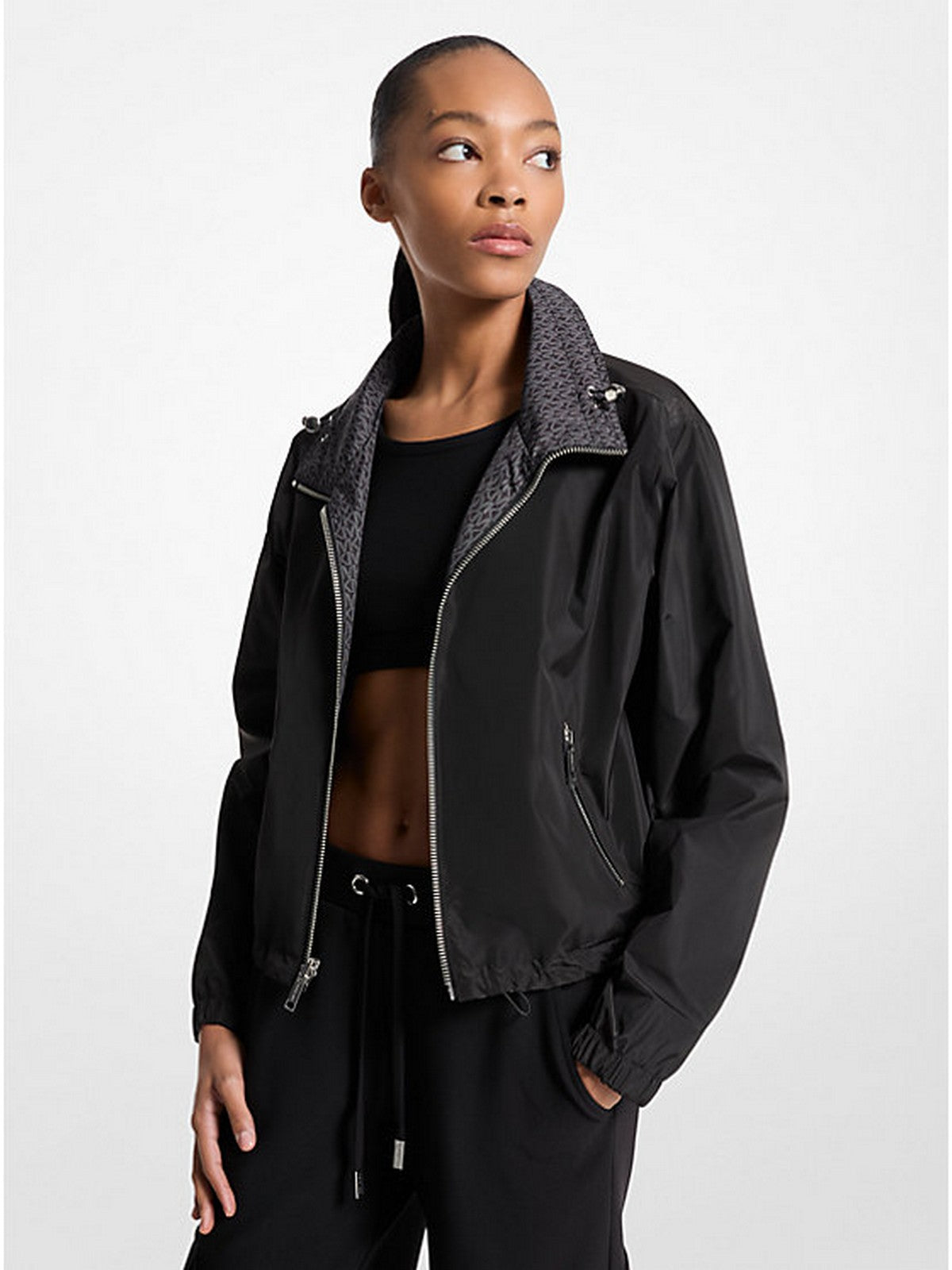 Michael Kors Frauenjacke Reversible Mk Logo JKT MT520Imjn3 034 Nickel