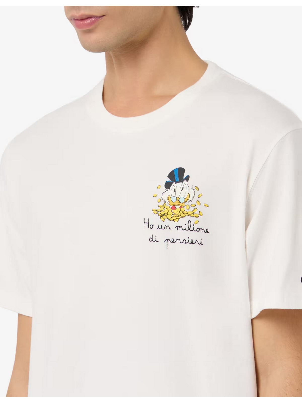 MC2 SAINT BARTH T-shirt Uomo  PORTOFINO 04206L SCROOGE PENSIERI 01N EMB