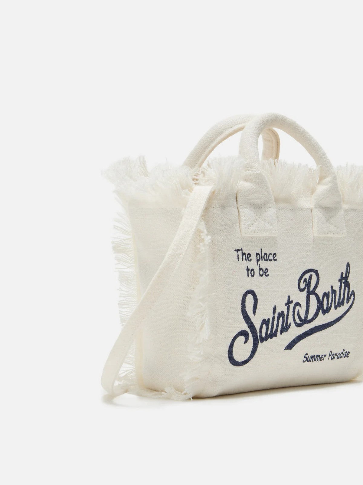 MC2 SAINT BARTH Borsa Donna  VANITY MINI LINEN 00405L Bianco