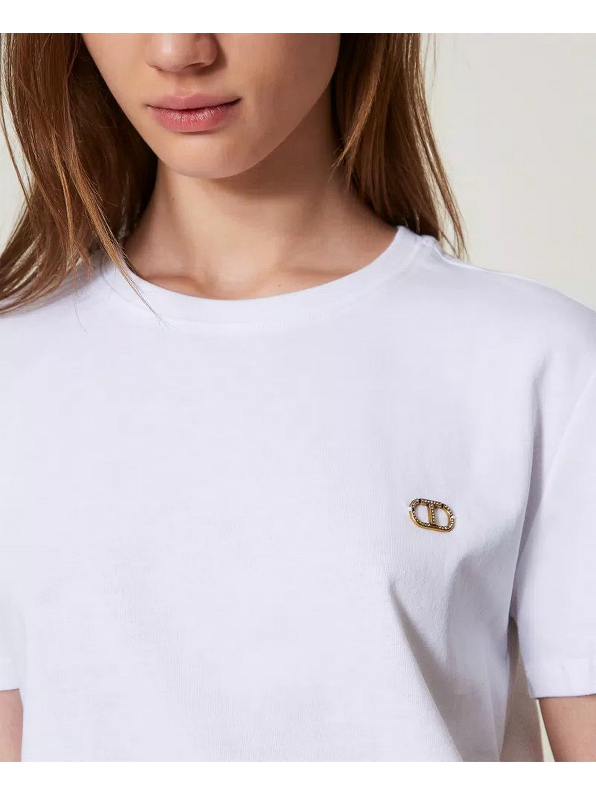 TWINSET T-shirt Donna  251TP2074 00001 Bianco gioboutiqueweb