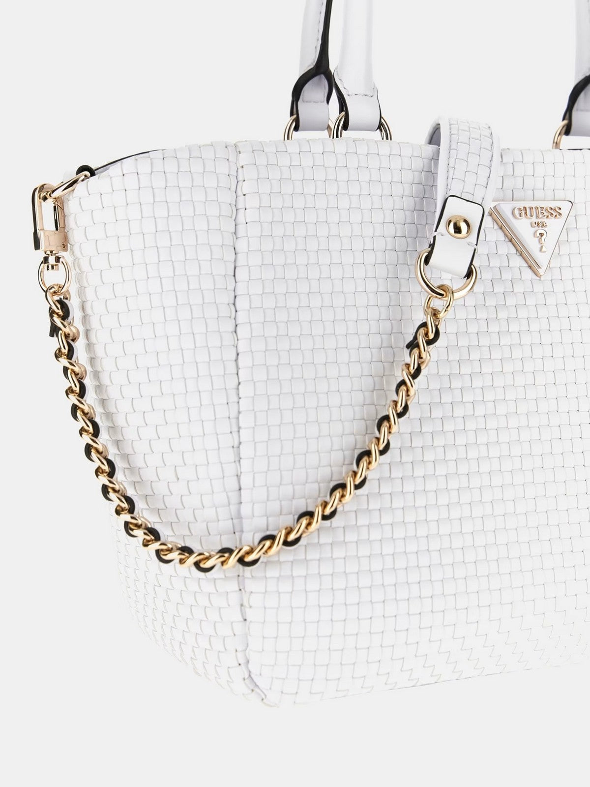 GUESS Borsa Donna Emelda Crossbody Top HWWG92 19060 WHI Bianco