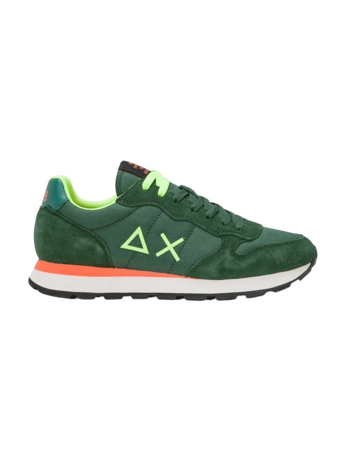 SUN68 Sneaker Uomo Tom fluo Z44102 37 Verde gioboutiqueweb