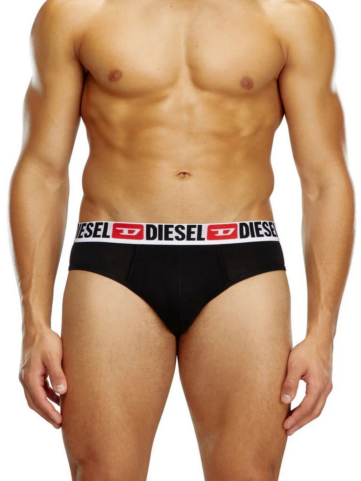 DIESEL Men's Briefs UMBR-ANDRETHREEPACK UNDERPANTS 00SH05 0DDAI E3784 012 - COLLAGE/BLACK