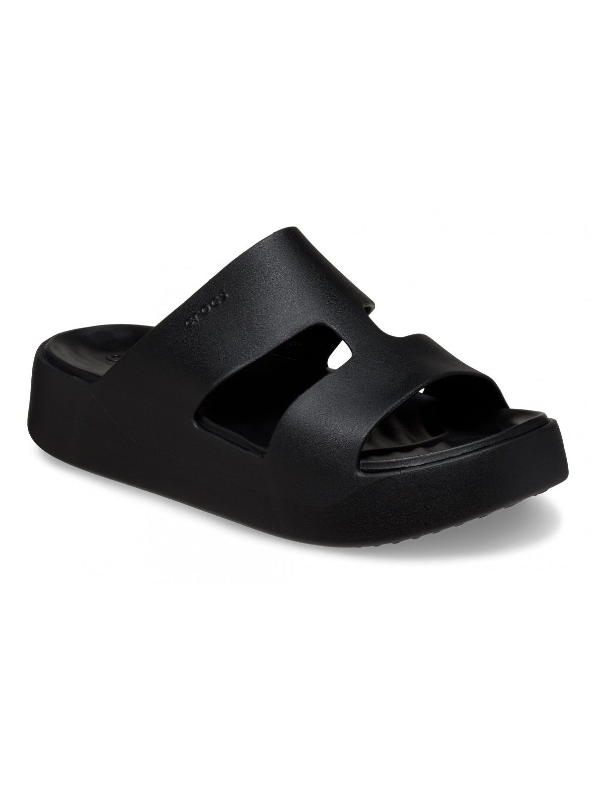 CROCS Ciabatta Donna Getaway Platform H-Strap W 209409 001 BLACK gioboutiqueweb