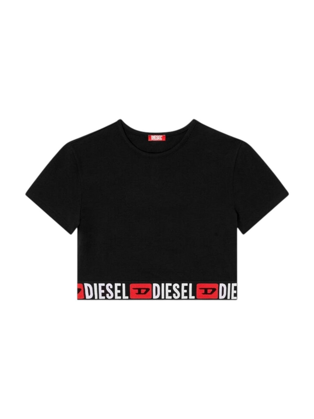 DIESEL Damen T-Shirt IRMA-D-CORE MAGLIETTA A18273 0NJAP 9XX 004 - DEEP/BLACK