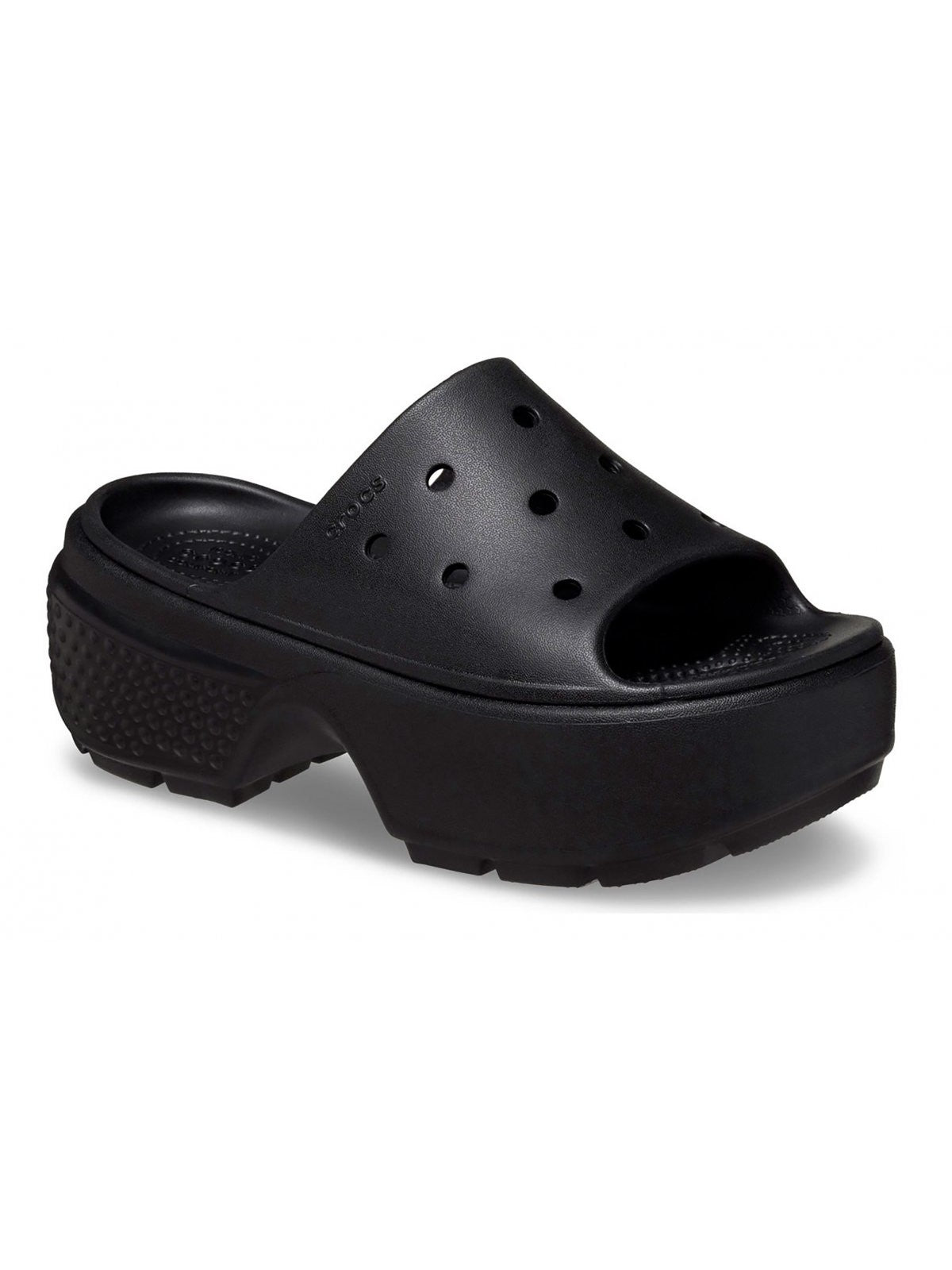 CROCS Pantoufle Stomp Slide W 209346 001 pour femme Noir