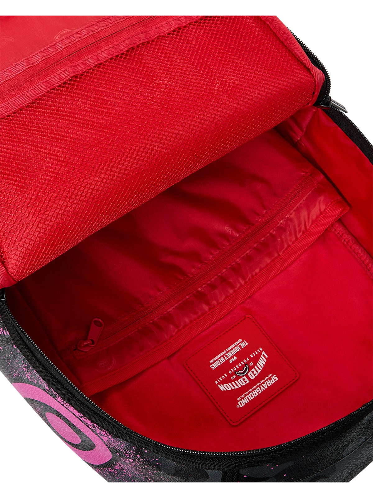 SPRAYGROUND Zaino Unisex adulto PEANUTS SNOOPY PINK STENCIL DLXSV BACKPACK 910B8781NSZ Nero