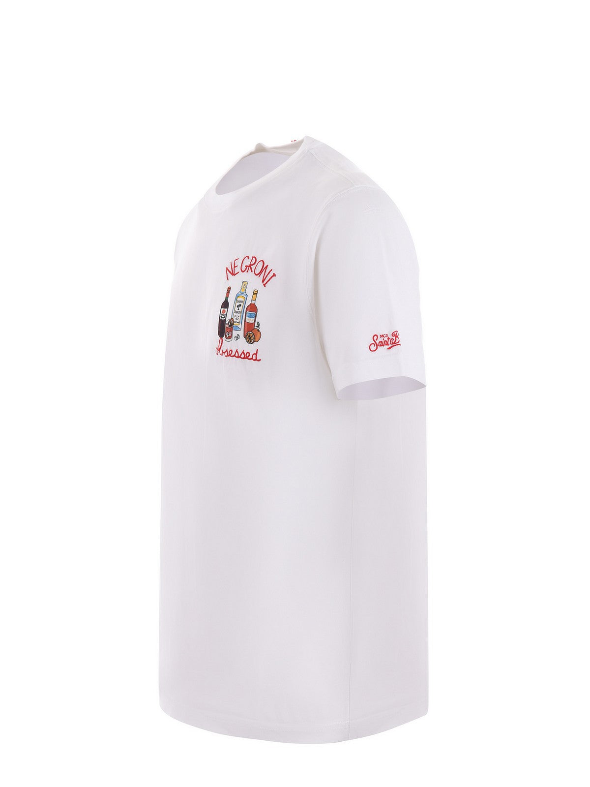 T-shirt MC2 Saint Barth i Polo Men Tshirt Man 03571f White