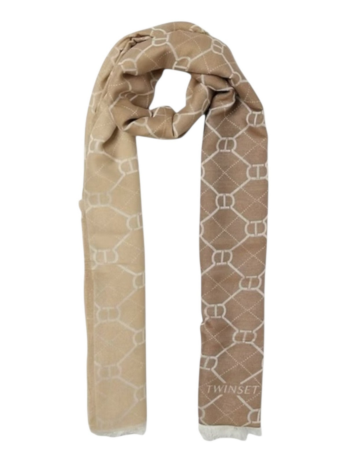 TWINSET Sciarpa Donna SHADED LUREX SCARF 252TA4210 12129 NATURAL BEIGE