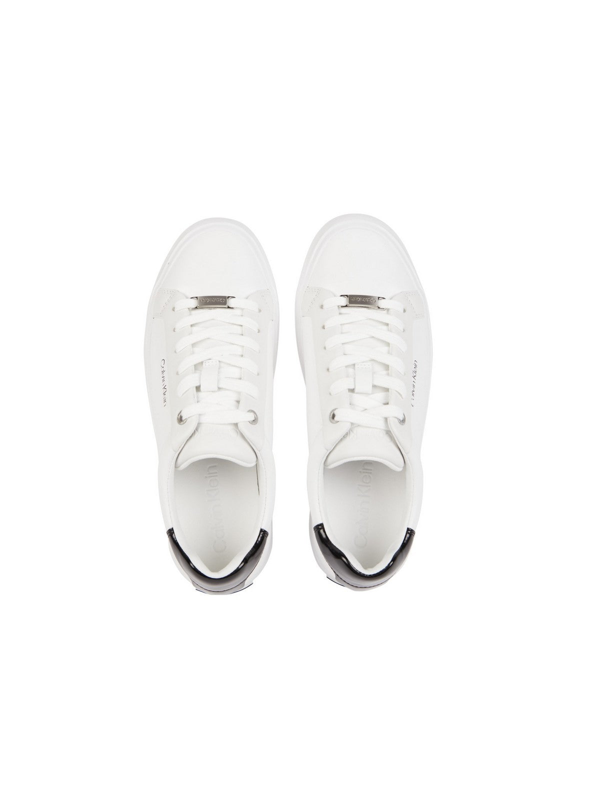 CALVIN KLEIN Baskets Femme HW0HW01406 YBR Blanc