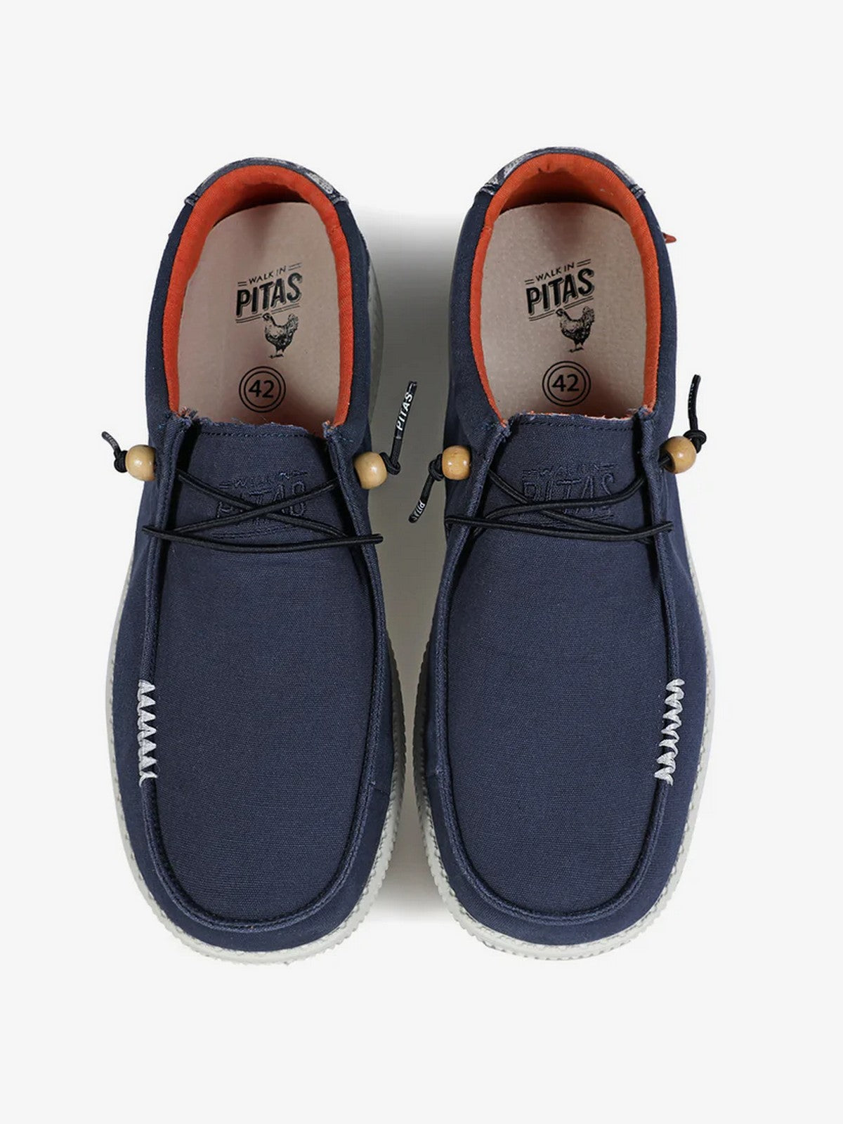 Pitas Mocasín masculino WP150 Kin Marino Blu