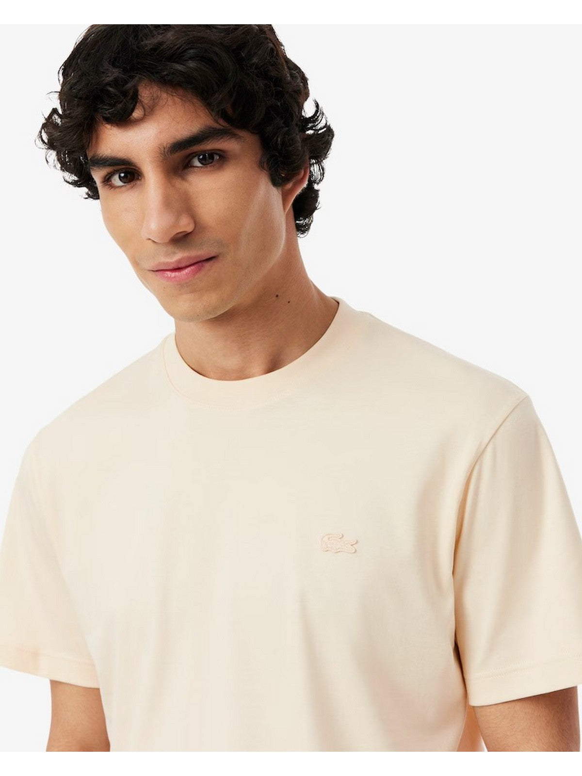 LACOSTE T-shirt Uomo  TH5931 056 BEIGE