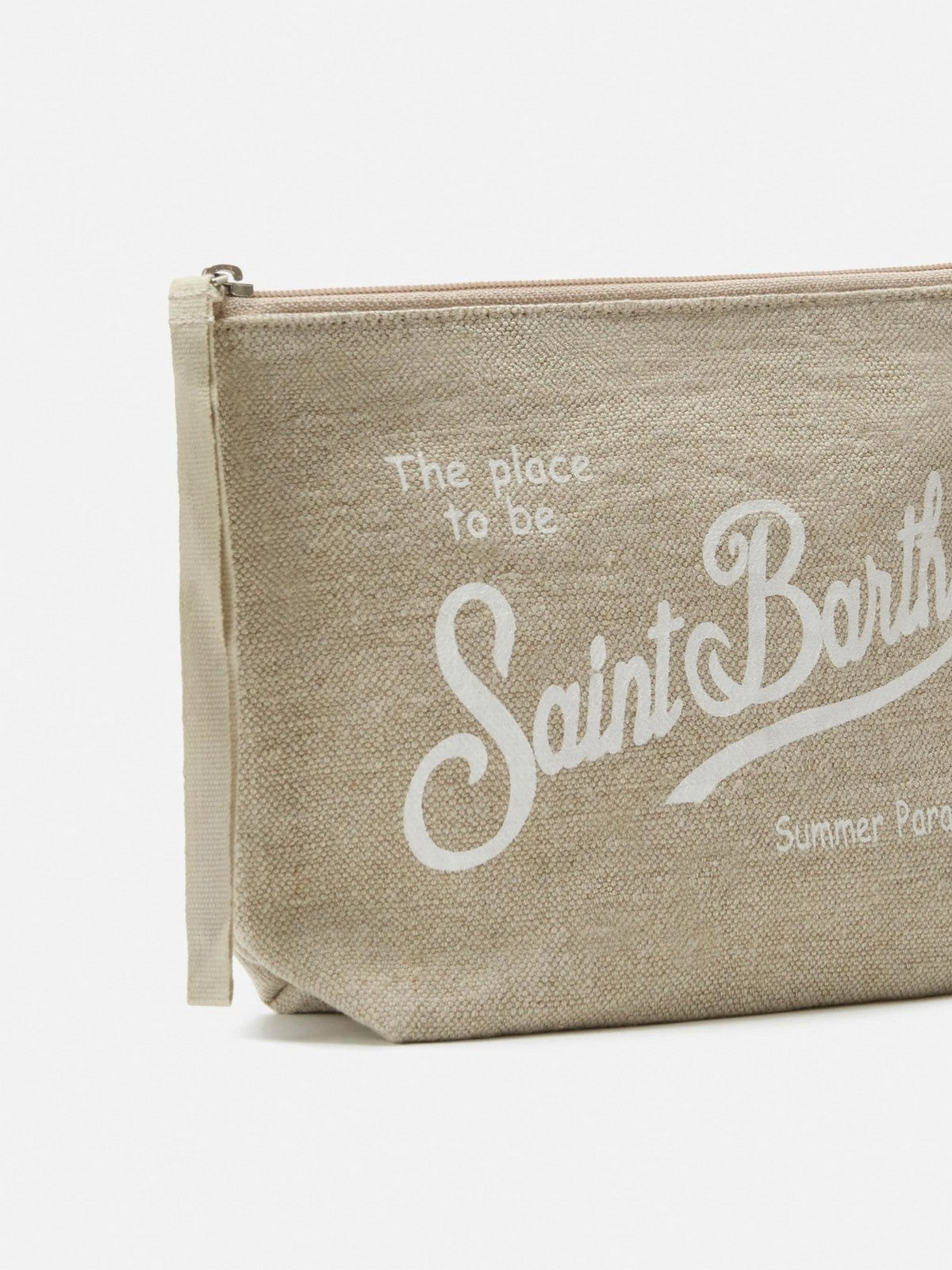 MC2 SAINT BARTH Pochette Donna  ALINE LINEN 01139L LINEN 11 BEIGE