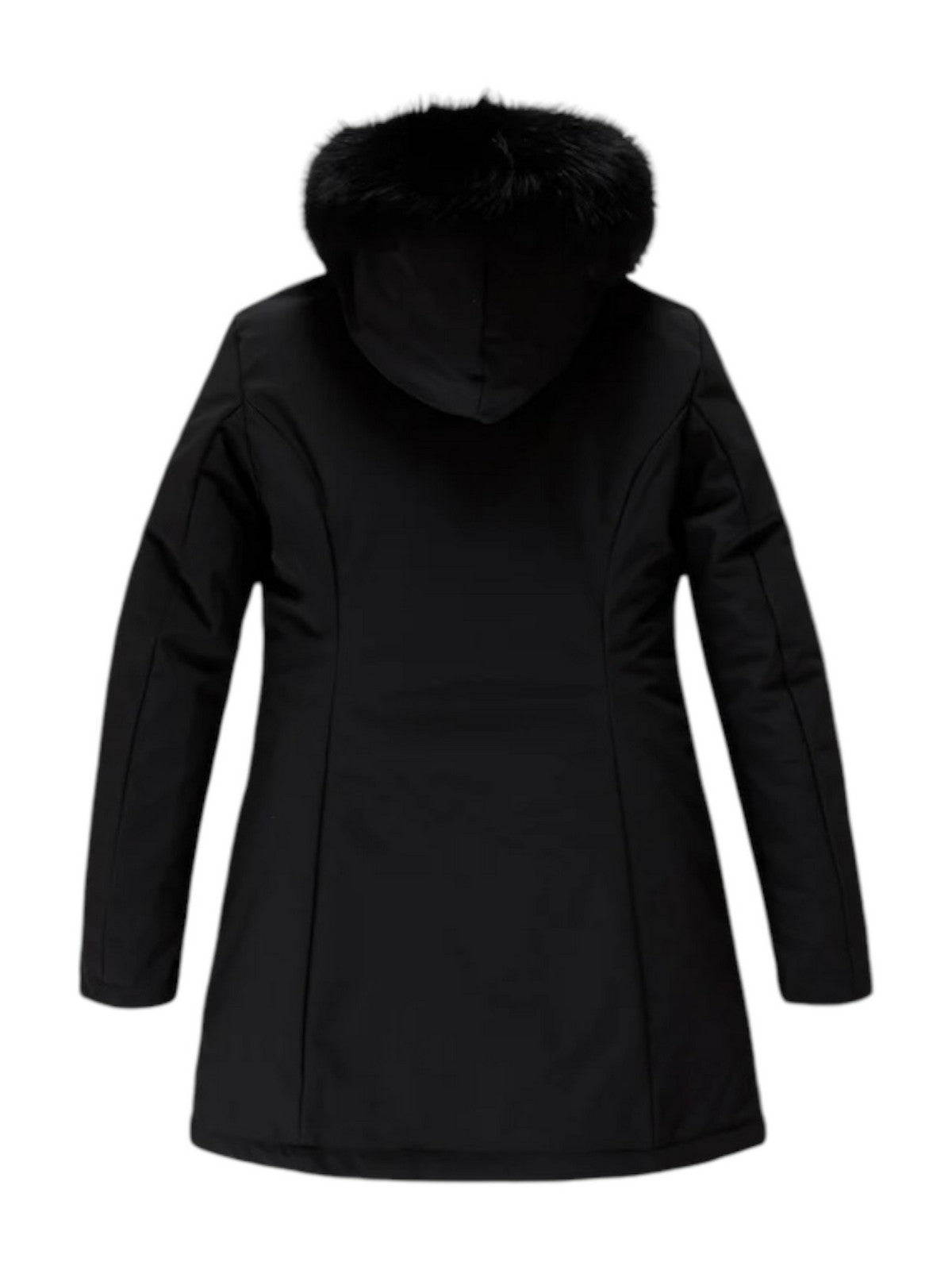 REFRIGIWEAR Cappotto Donna LADY TECH/1 FUR JACKET W99108 XT2429 G06000 Nero gioboutiqueweb