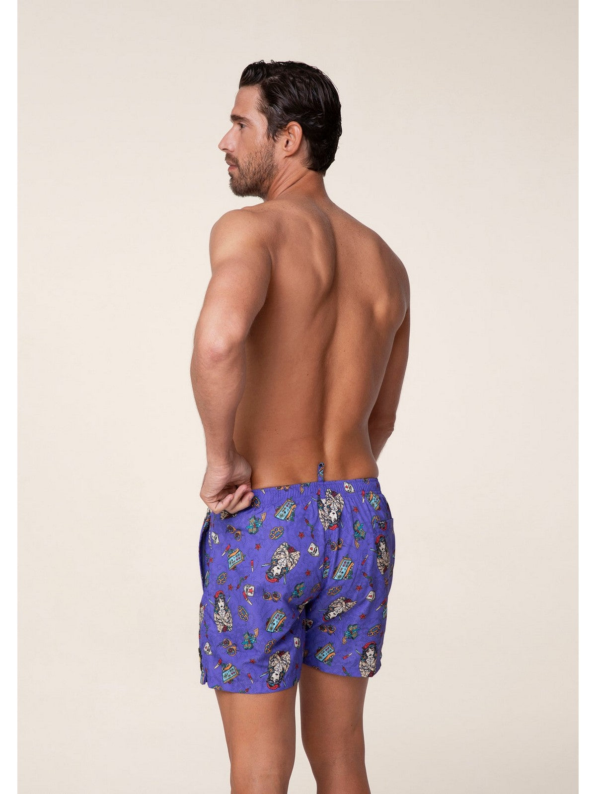 F**K Maillot de Bain Homme FK24-2060X11 Violet