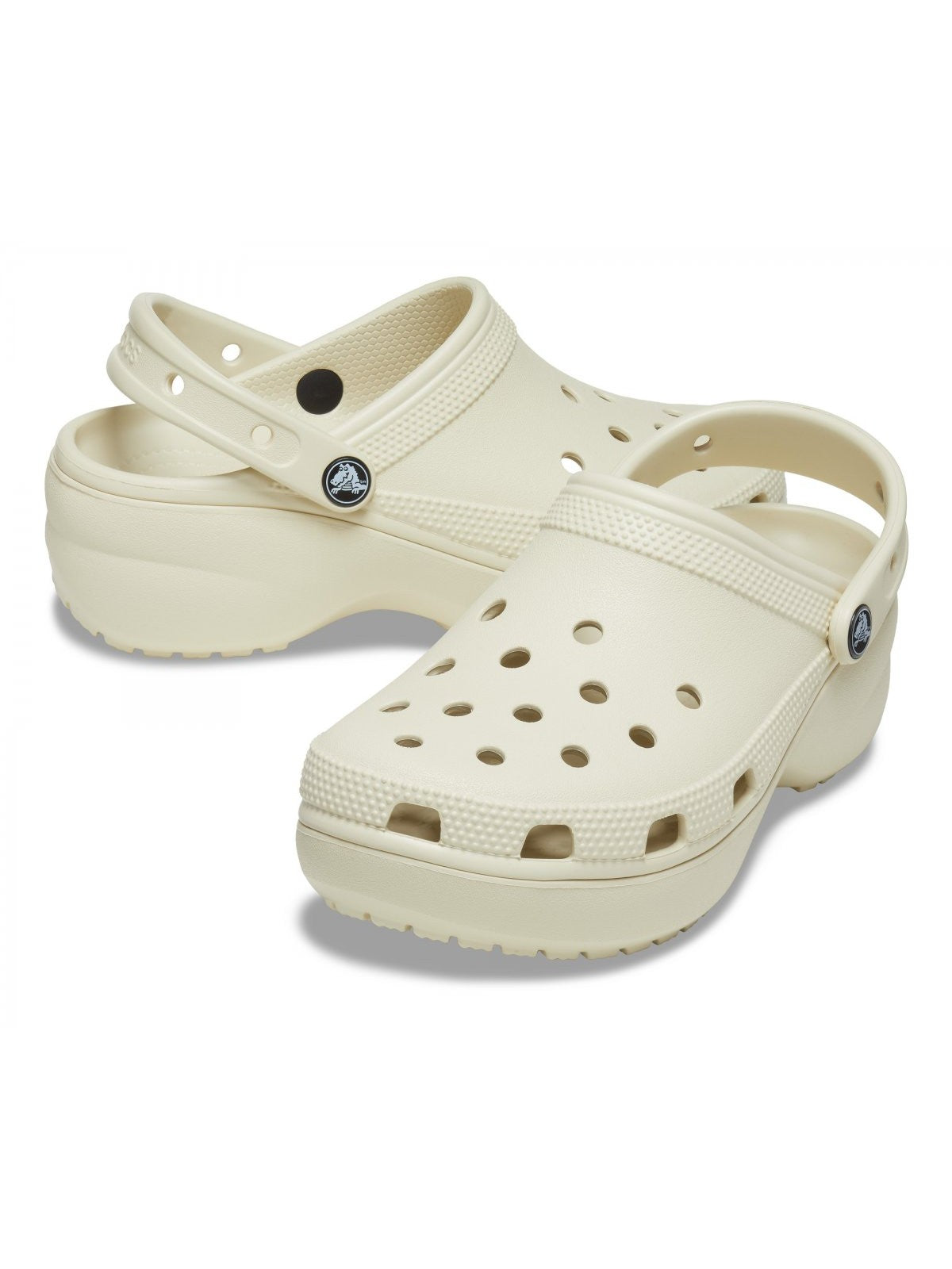 CROCS Pantoufle classique pour femmes, sabot à plateforme W 206750 2Y2 Beige