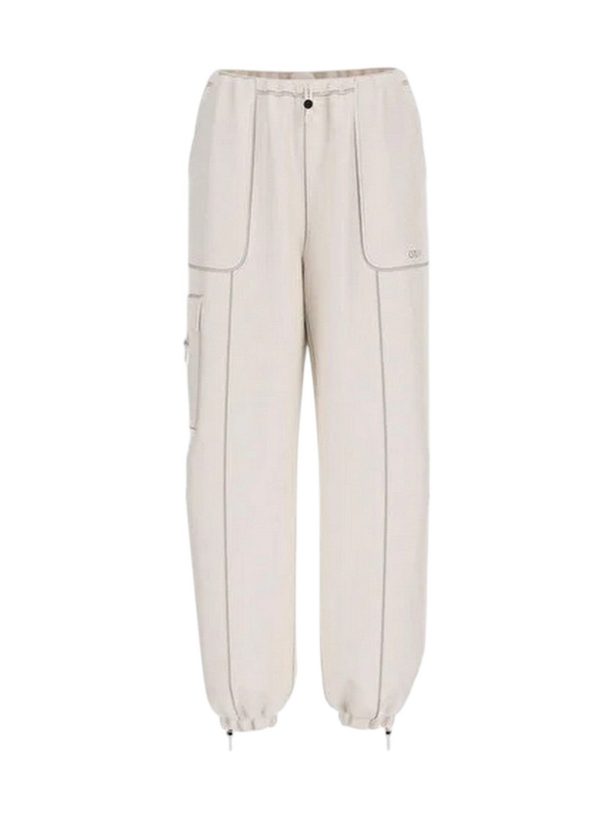 GUESS SPORT Pantalone Donna NAT CARGO PANTS V6RB16 WL232 G027 WHITE GLAM