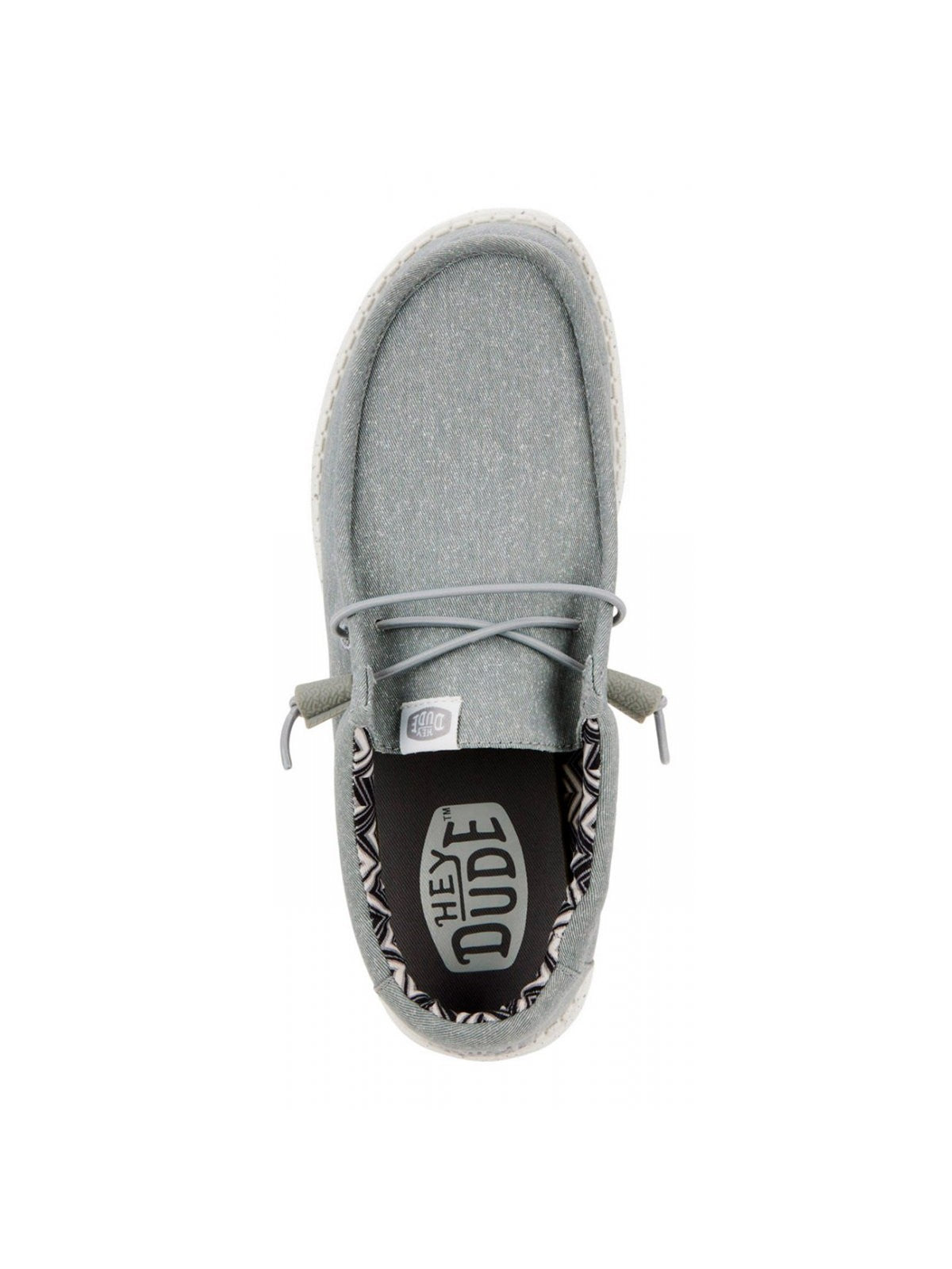 HEY DUDE Mocassino Uomo Wally Canvas HD.40700 007 Grigio