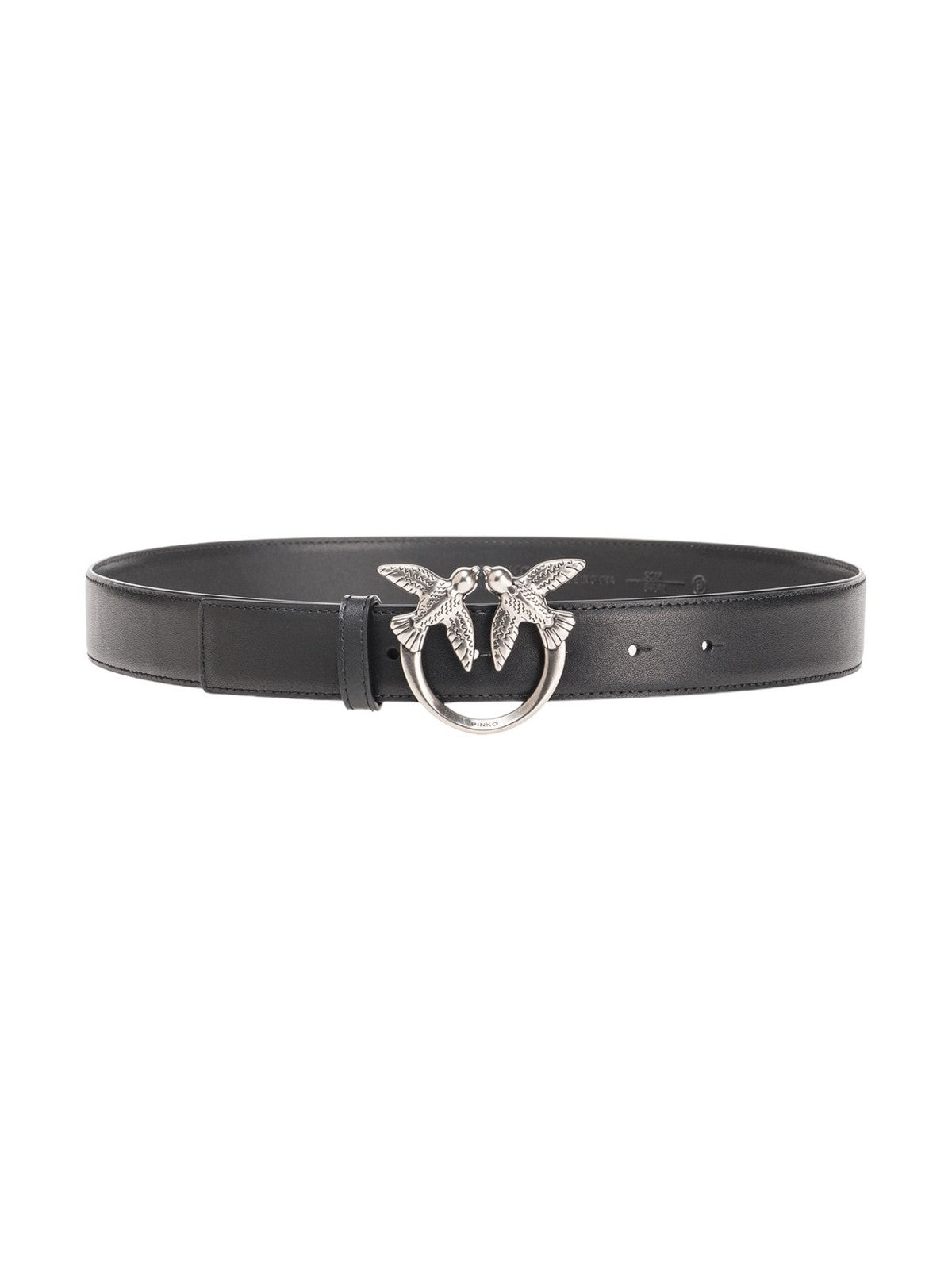 PINKO Ceinture Femme Love Berry H3 Belt Calf Set 100125-A0F1 Z99O Noir