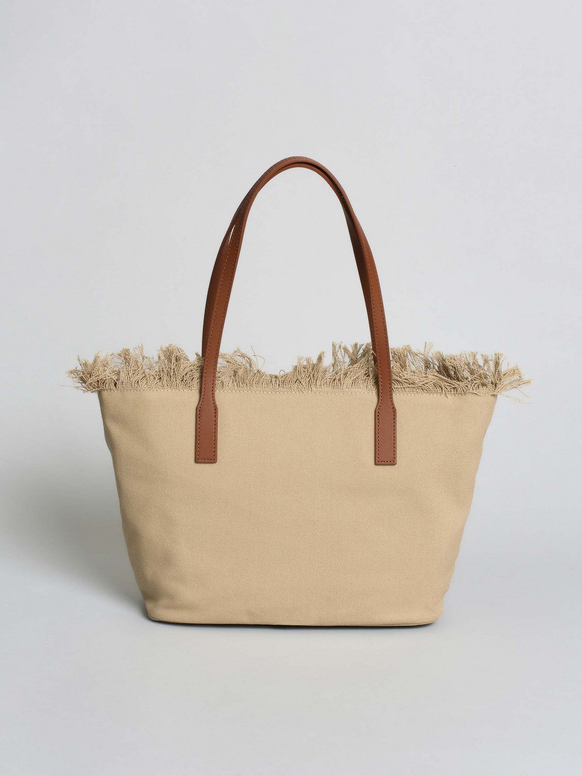 MC2 SAINT BARTH Borsa Donna  CITY BAG MID FRINGE 01741L CANVAS 11 EMB
