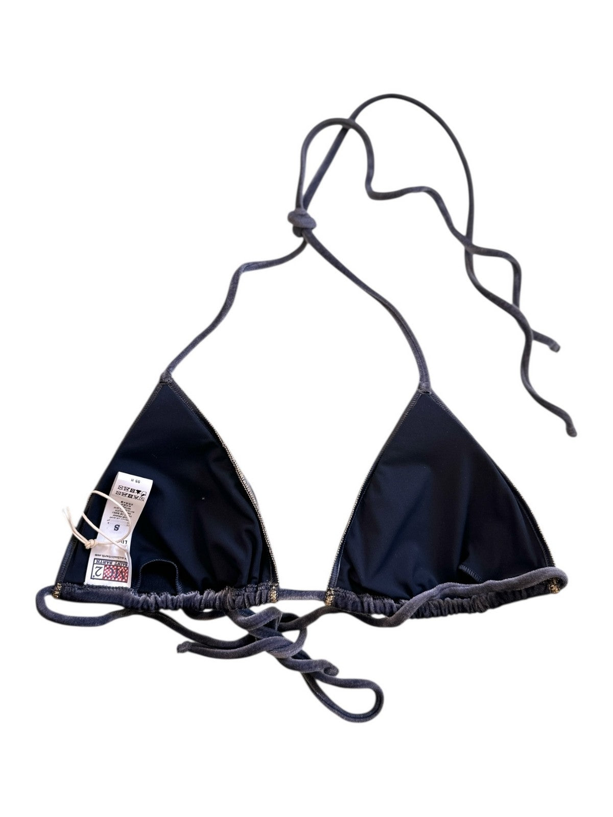 MC2 SAINT BARTH Costume da bagno Donna  LEAH OVERLOCK 06092H VELVET 16H GOLD gioboutiqueweb