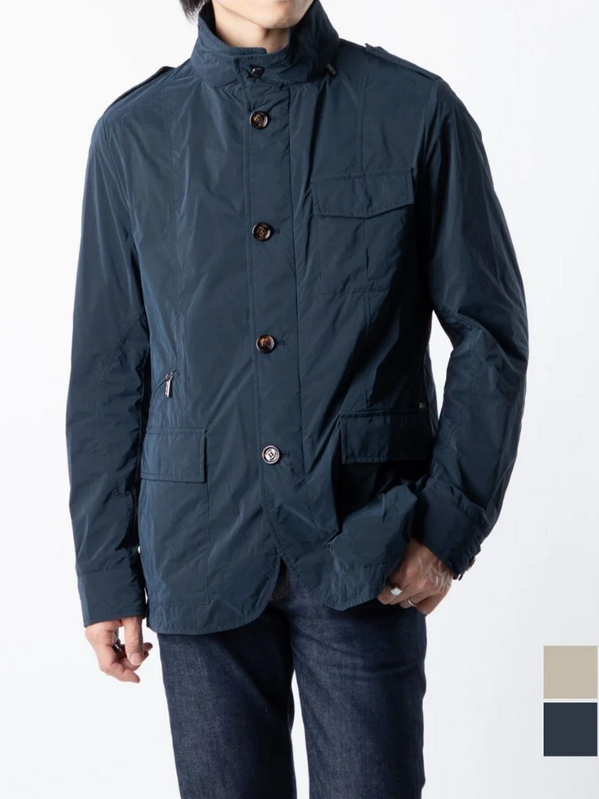 MOORER Giubbino Uomo Porto-os MOUGI100051 TEPA221 U0498 BLU