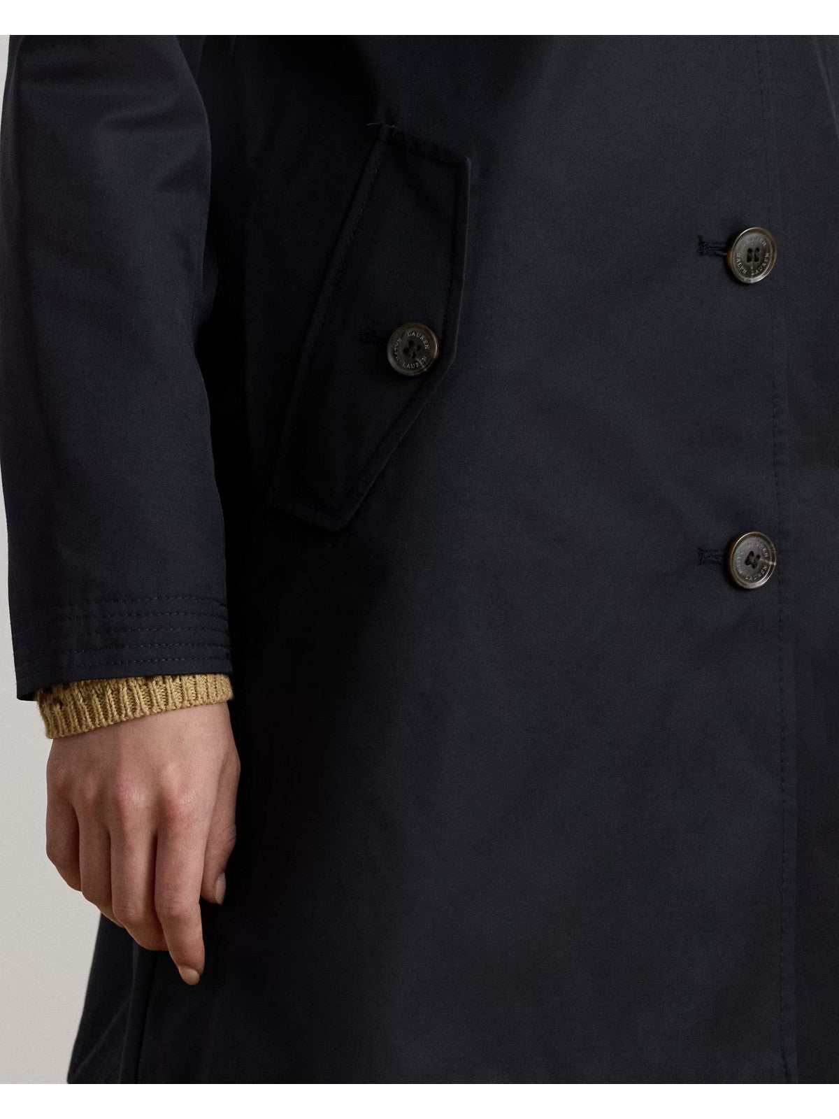 LAUREN RALPH LAUREN Trench Donna "SB RN 34""-LINED-COAT" 297967121 005 DK NAVY