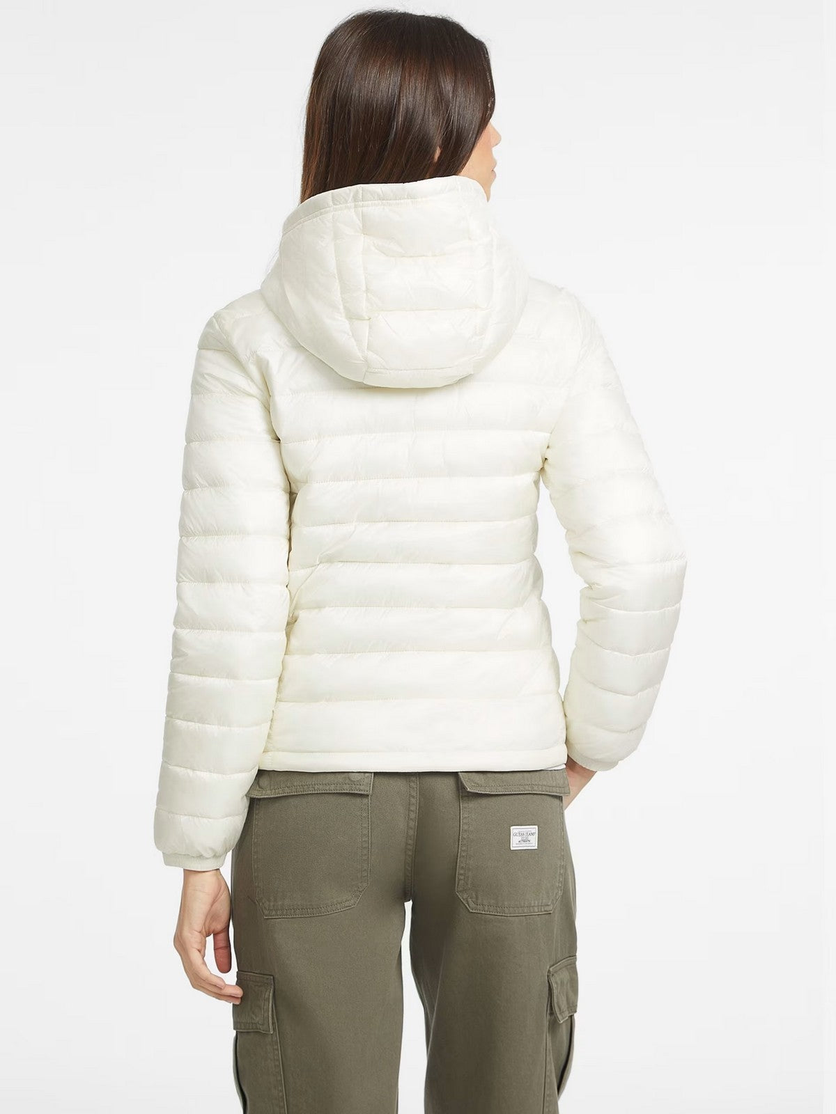 Guess Duvet Woman GJ Hooded Puffer W4YL00 WG922 G053 Beige