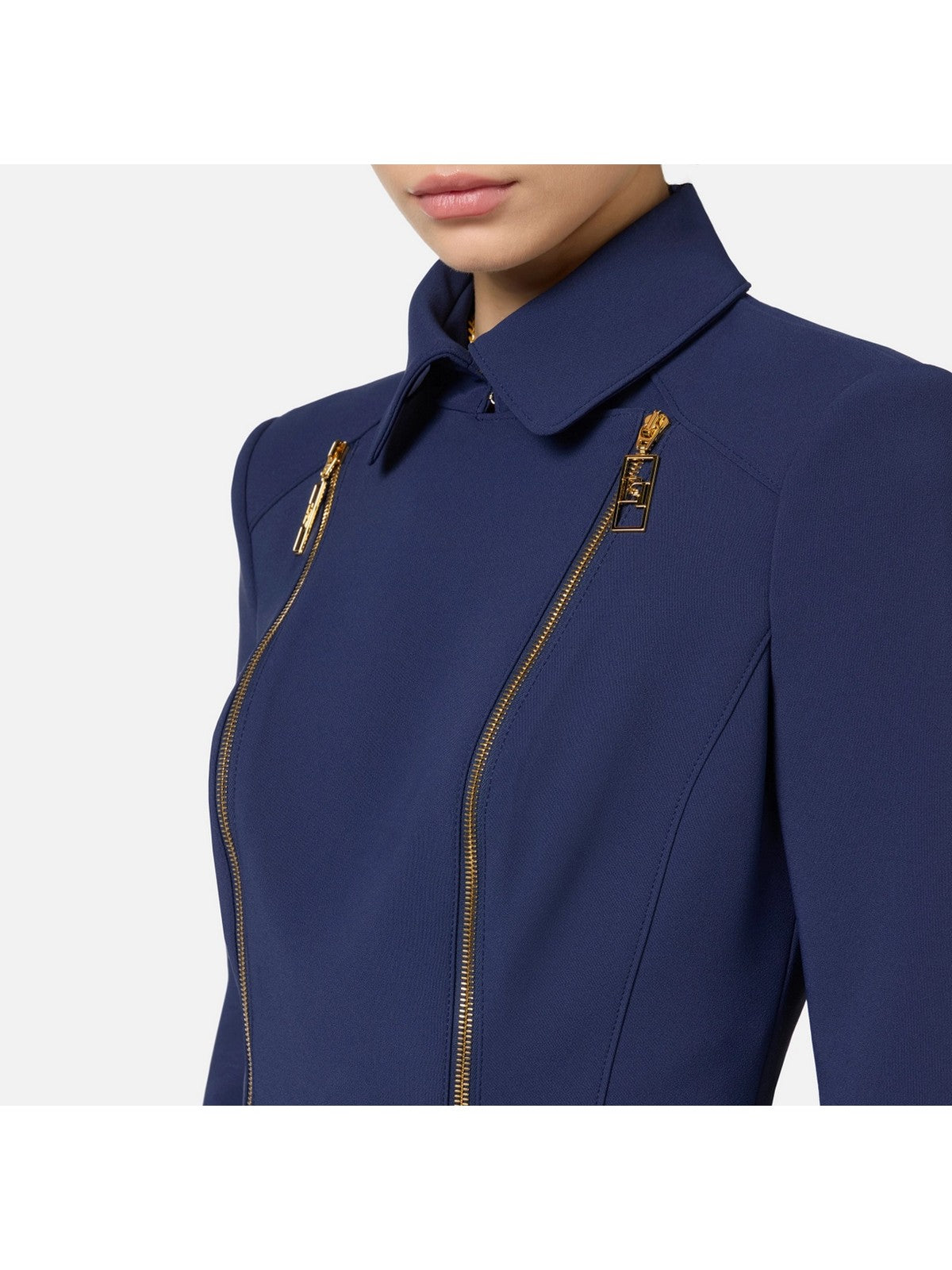 ELISABETTA FRANCHI Veste Femme GI10046E2 B75 Bleu