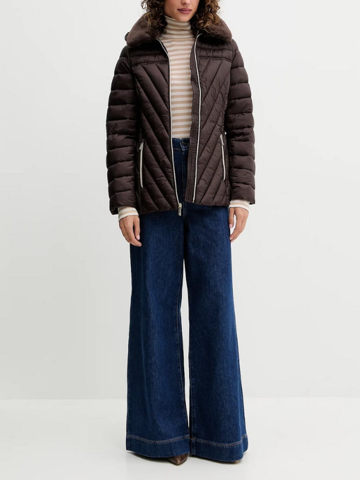 MICHAEL KORS Piumino Donna  77A6945M42 208 CHOCOLATE