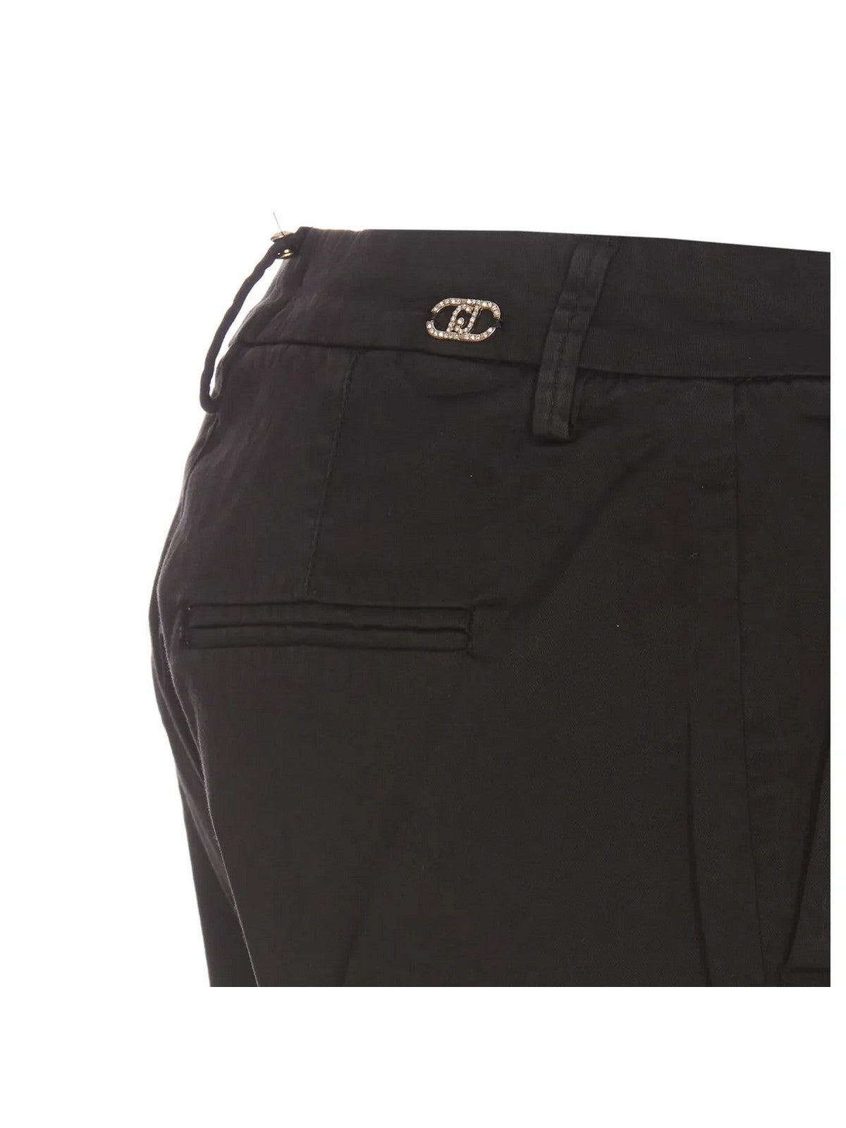 Liu Jo White Woman Pantalone WF4560T8191 22222 Negro