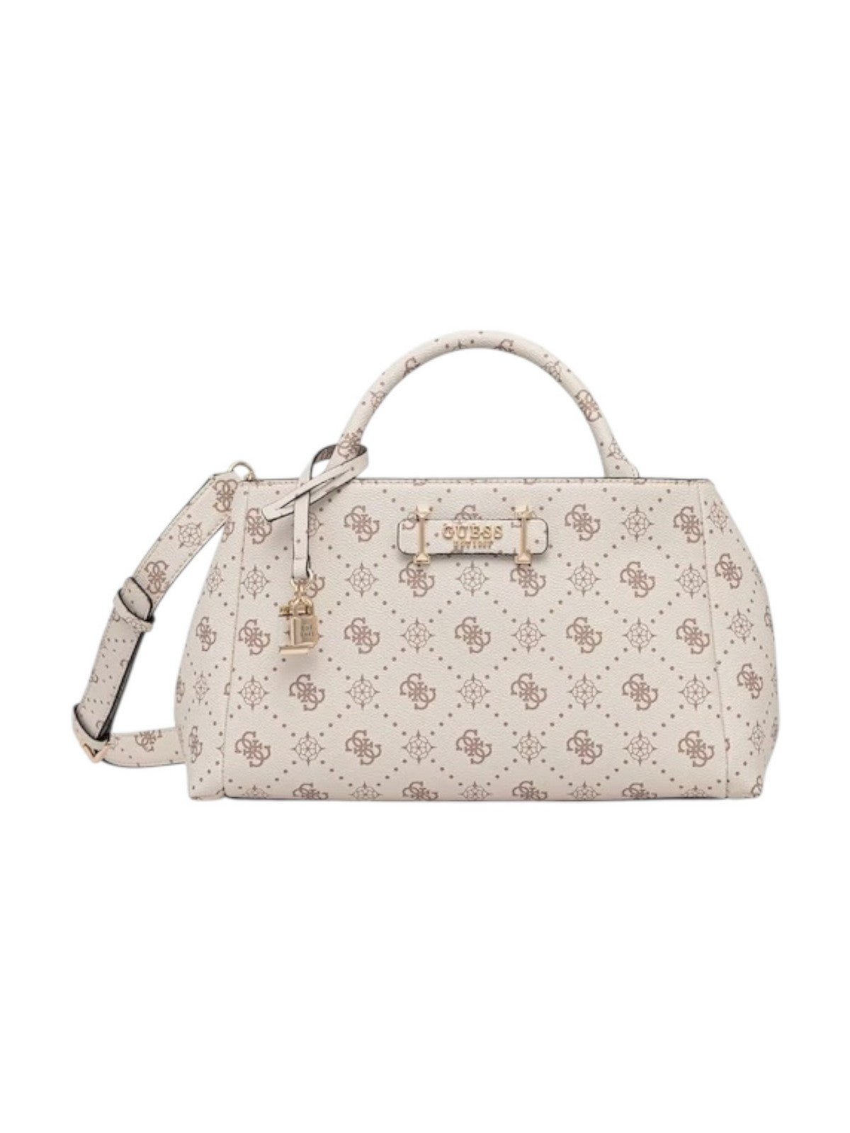 GUESS Borsa Donna CARRIE LOGO GRLFRND SATCHEL HWGP98 98060 VNO VANILLA LOGO