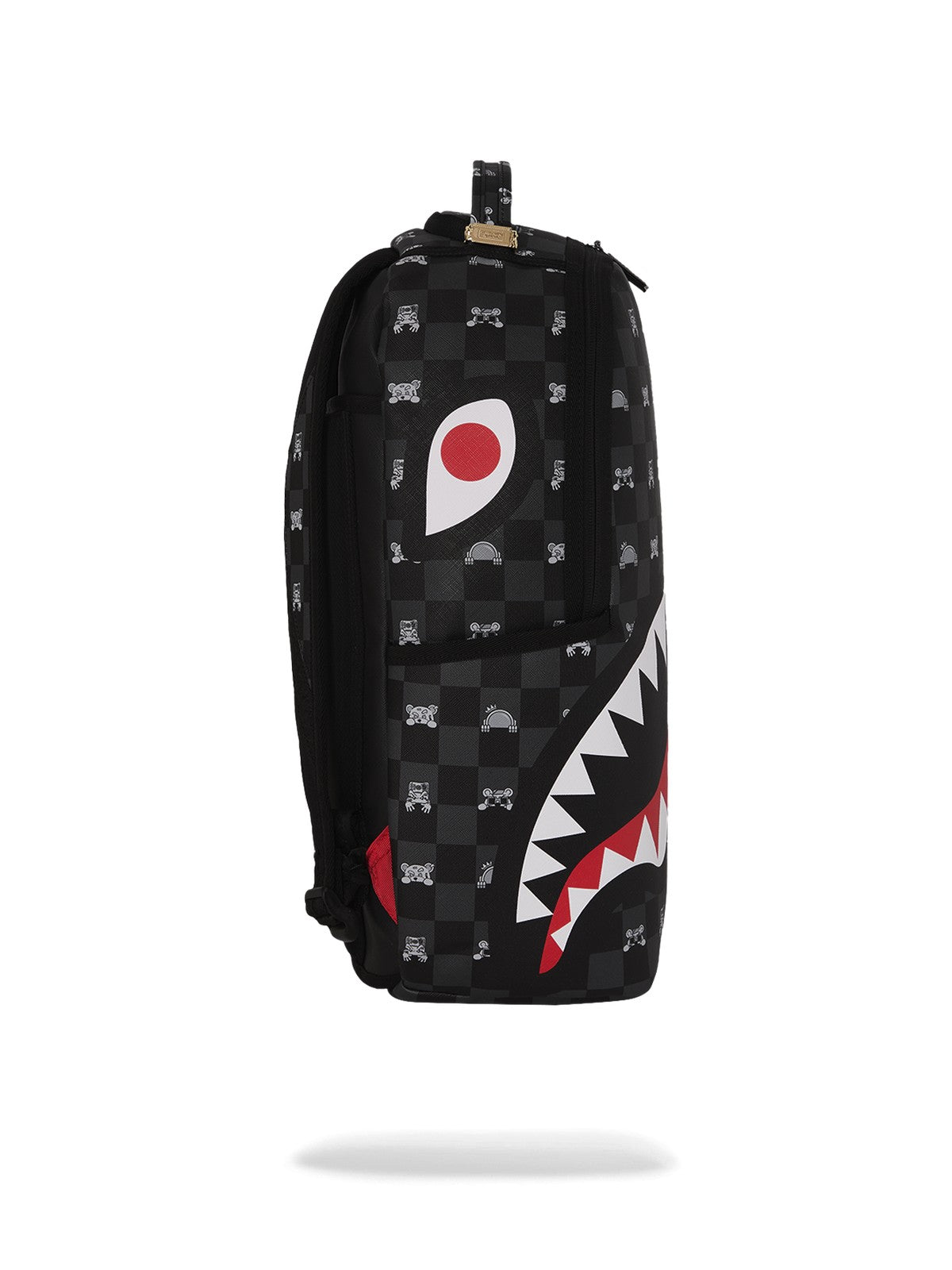 SPRAYGROUND Zaino Unisex adulto GRAY PEEKING CHARACTER CHECK DLXSV BACKPACK 910B8872NSZ Nero