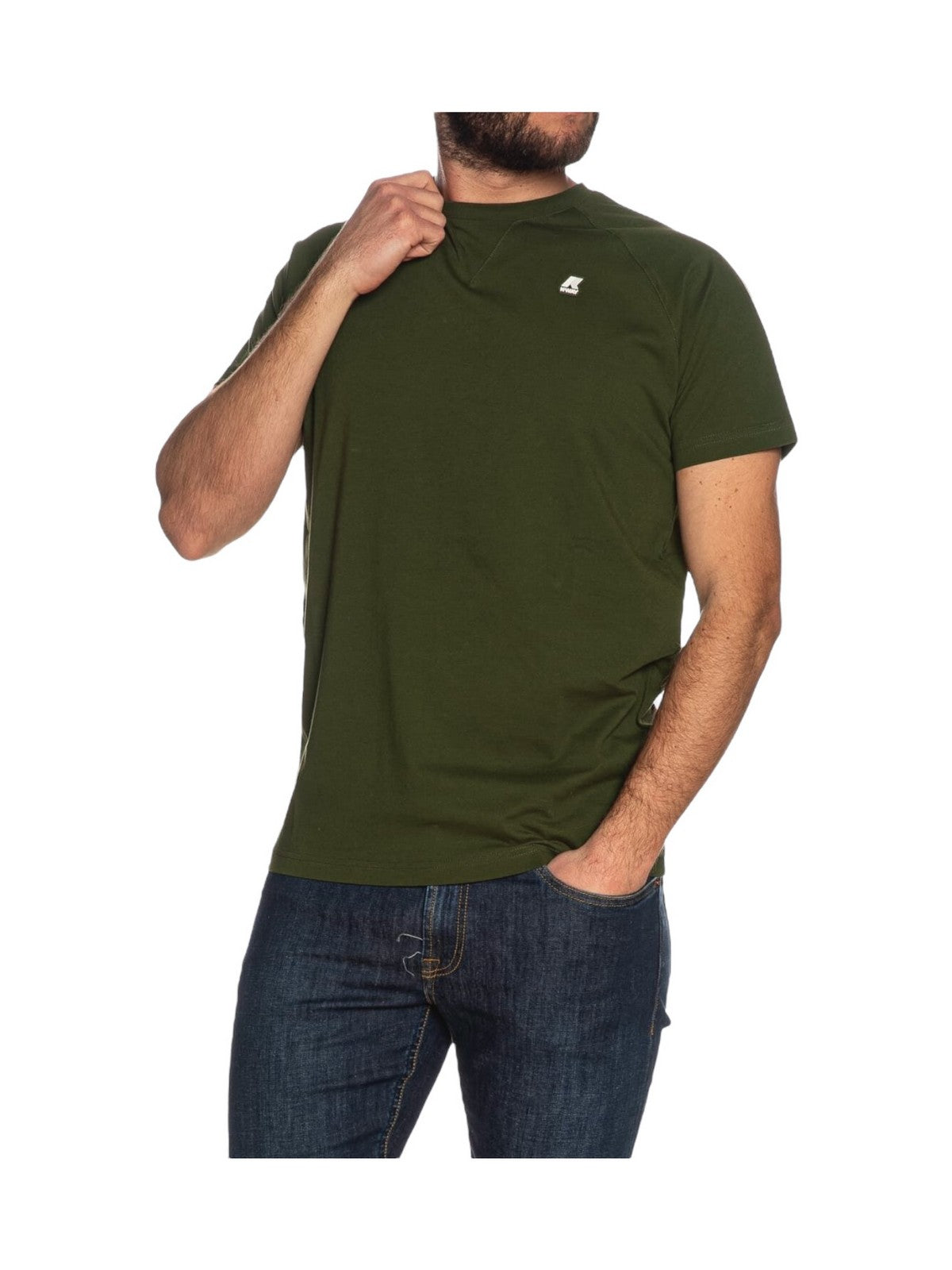 K-WAY T-Shirt e Polo Uomo Edwing K0074Q0 H11 Verde