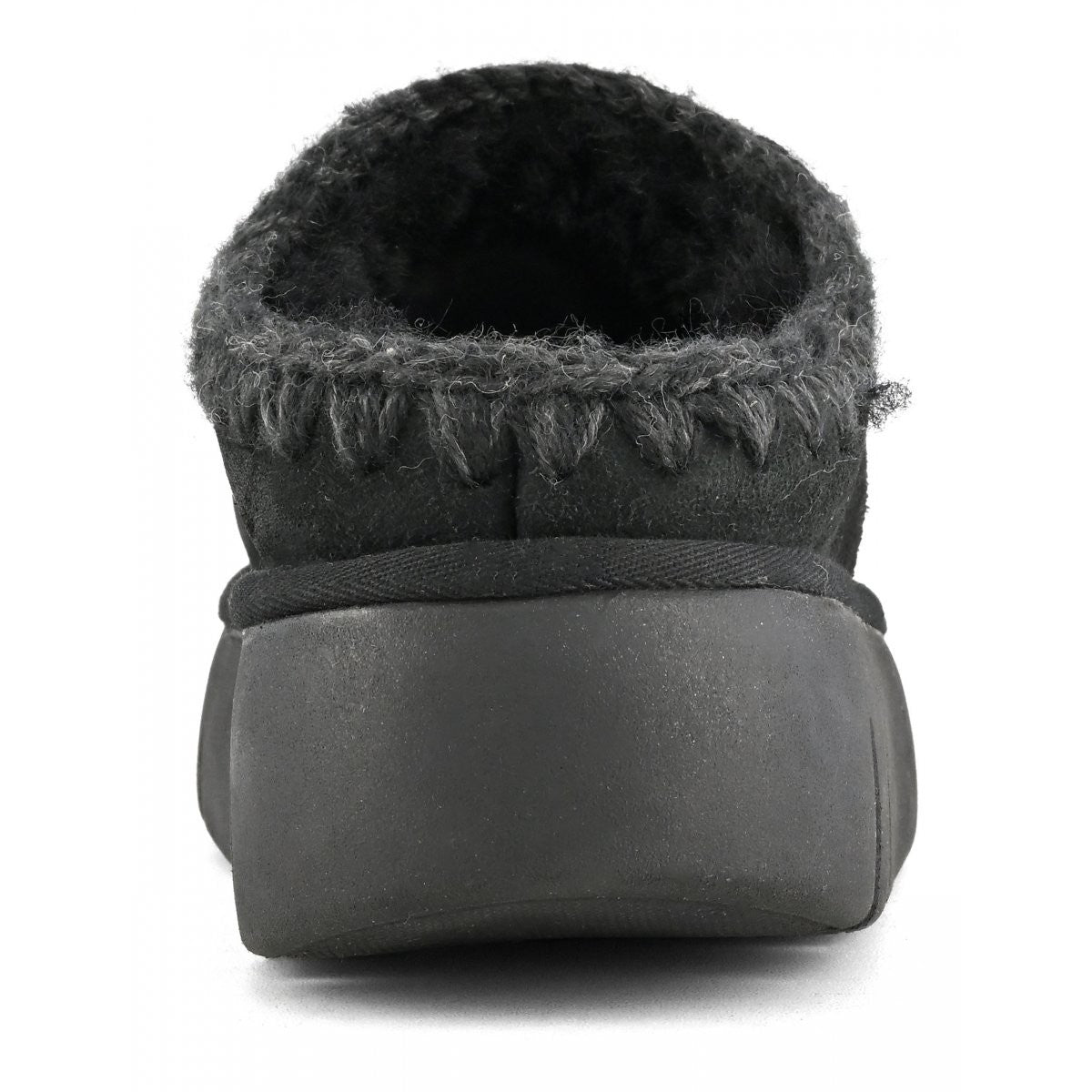 MOU Ciabatta Donna Bounce clog metal logo MU.FW531001A BKBK BLACK