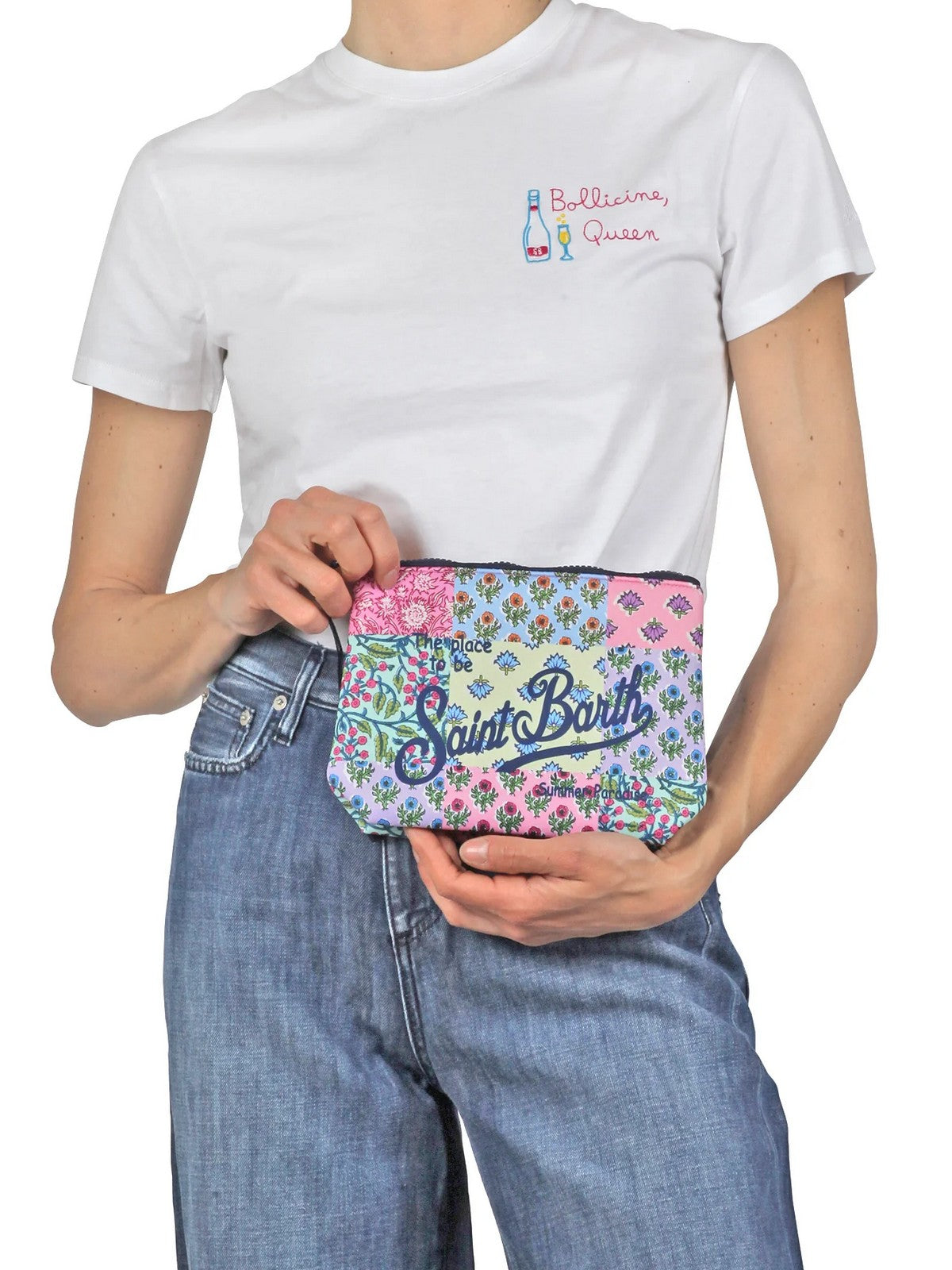 MC2 Saint Barth Pochette Femme Aline 00774f multicolor