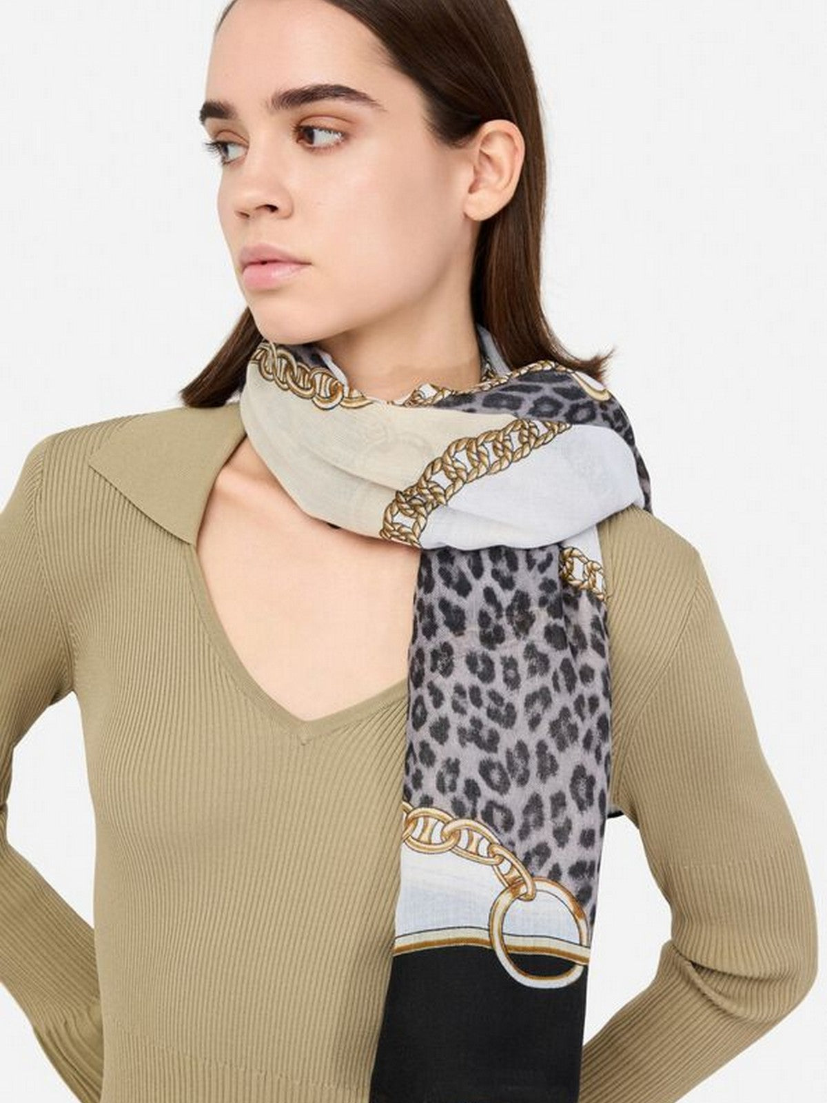 LIU JO SOFT Foulard Donna  2F5074T0300 22222 Nero