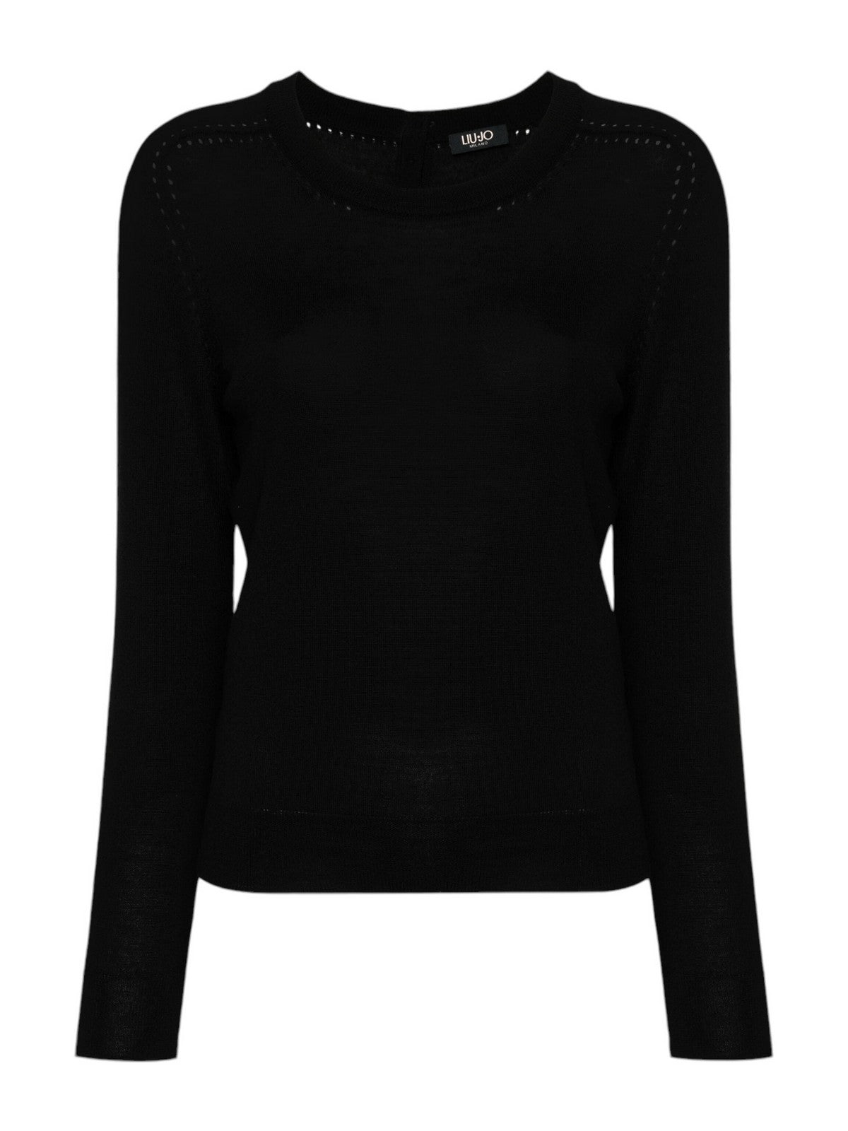 LIU JO BLACK Maglia Donna  CF4484MA82O 22222 Nero gioboutiqueweb