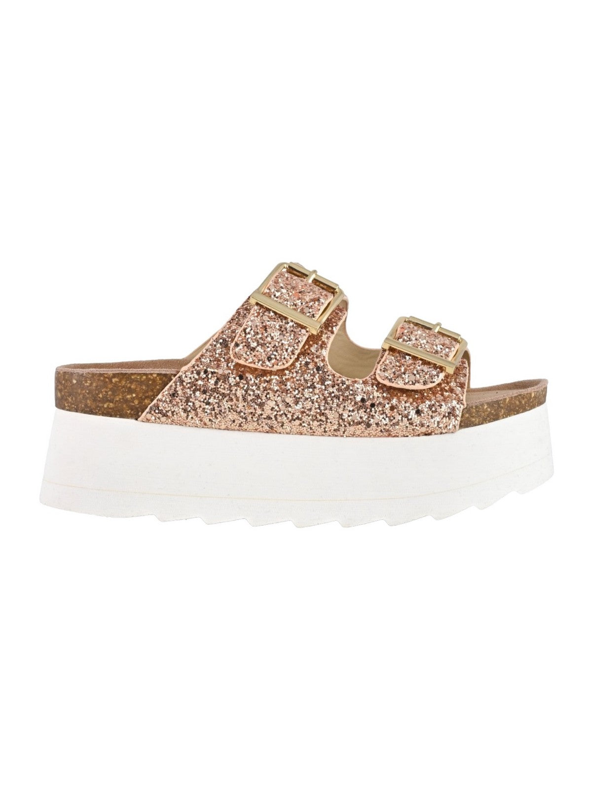 Colors de California Sandalo Woman Platform Sandal en Glitter HC.BES22 PKGOL Gold