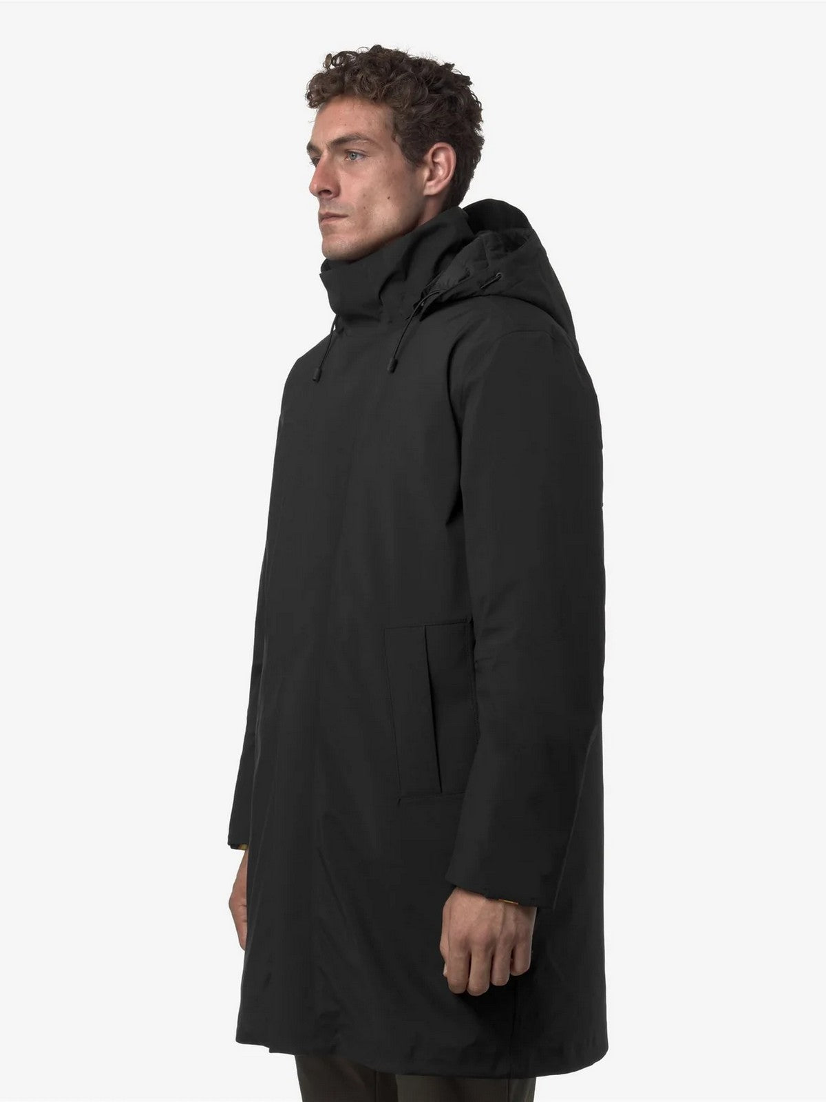 K-WAY Giubbino Uomo Thomal bonded padded K7136IW AT0 BLACK PURE - BLACK P