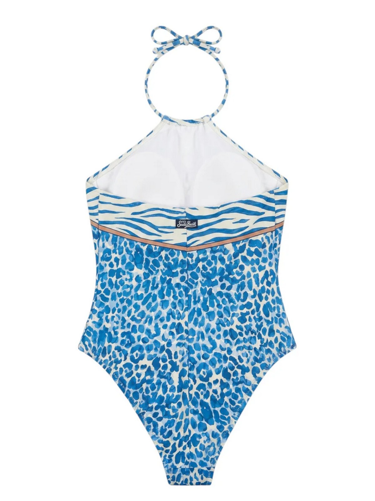 MC2 SAINT BARTH Costume da bagno Donna  MERYEM 09091L BLUE SAFARI 1036