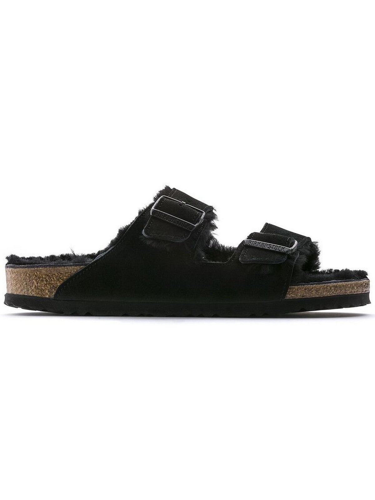 BIRKENSTOCK Chausson unisexe adulte en peau de mouton Arizona 752663 Noir