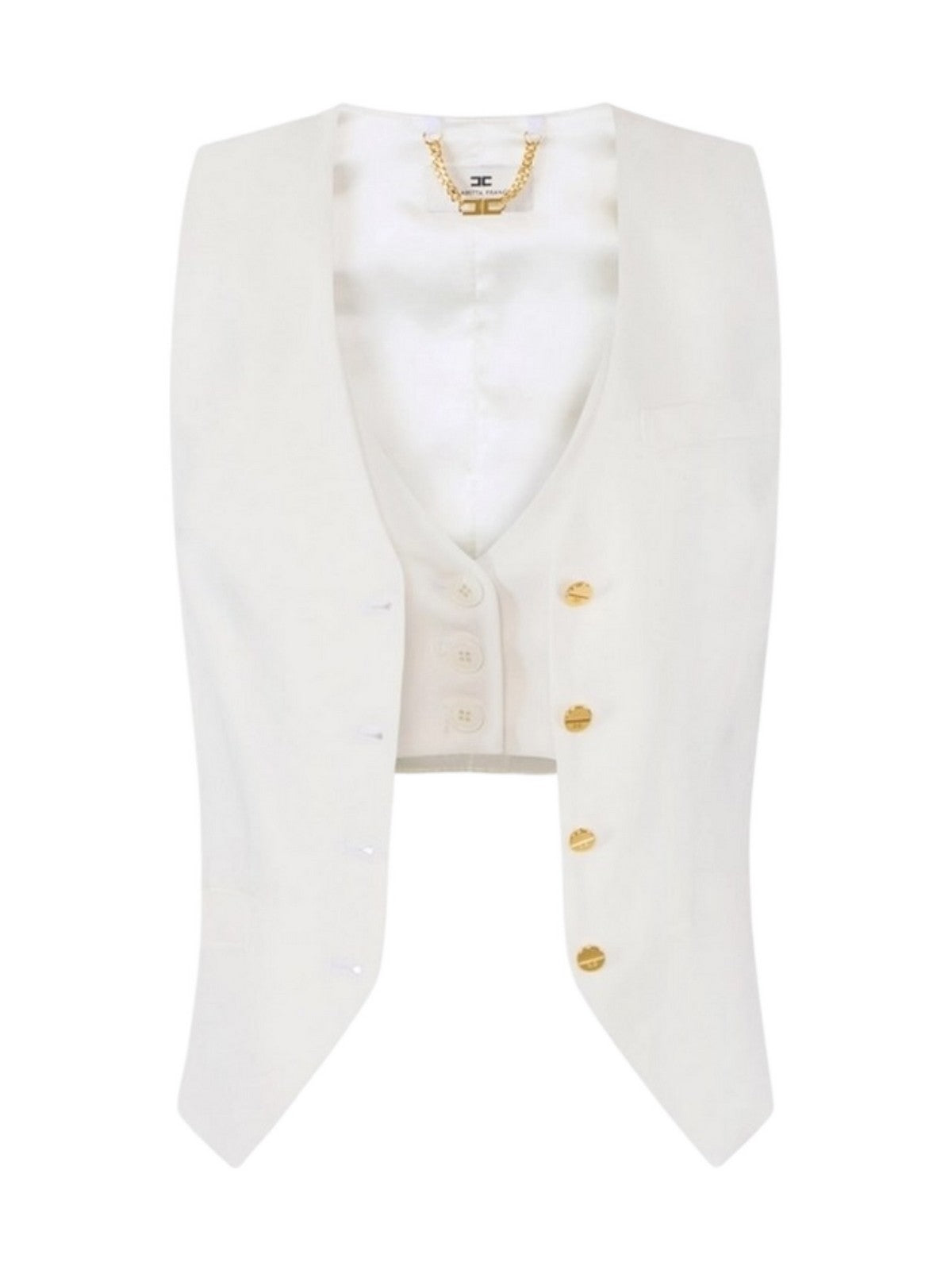 ELISABETTA FRANCHI Gilet Donna  GL00862E2 360 Avorio